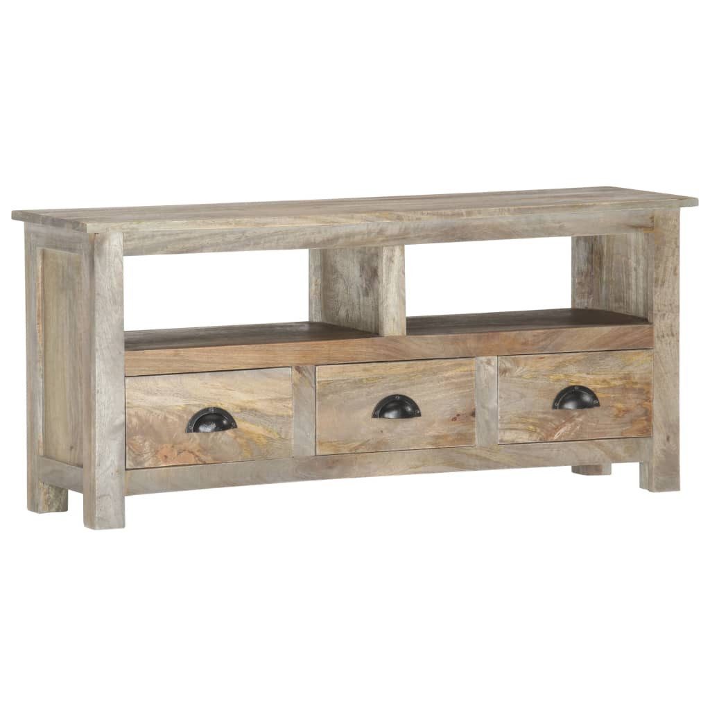 vidaXL TV-Schrank TV-Schrank 110x30x50 cm Massivholz