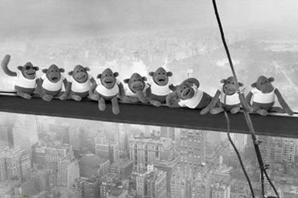 Poster Monkey - Poster - On Girder
