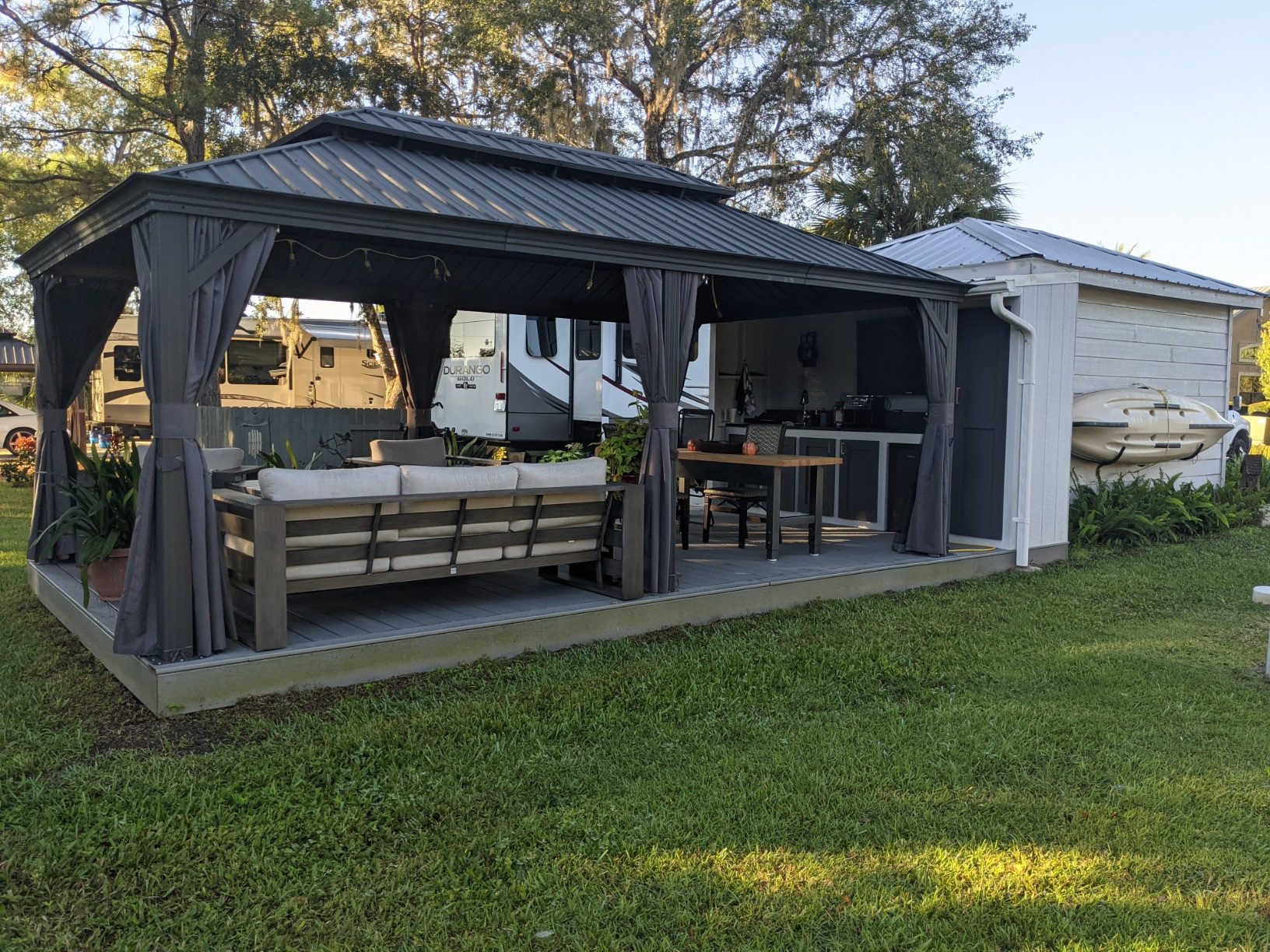 PURPLE LEAF Pavillon Hardtop Aluminium Pergola günstig online kaufen