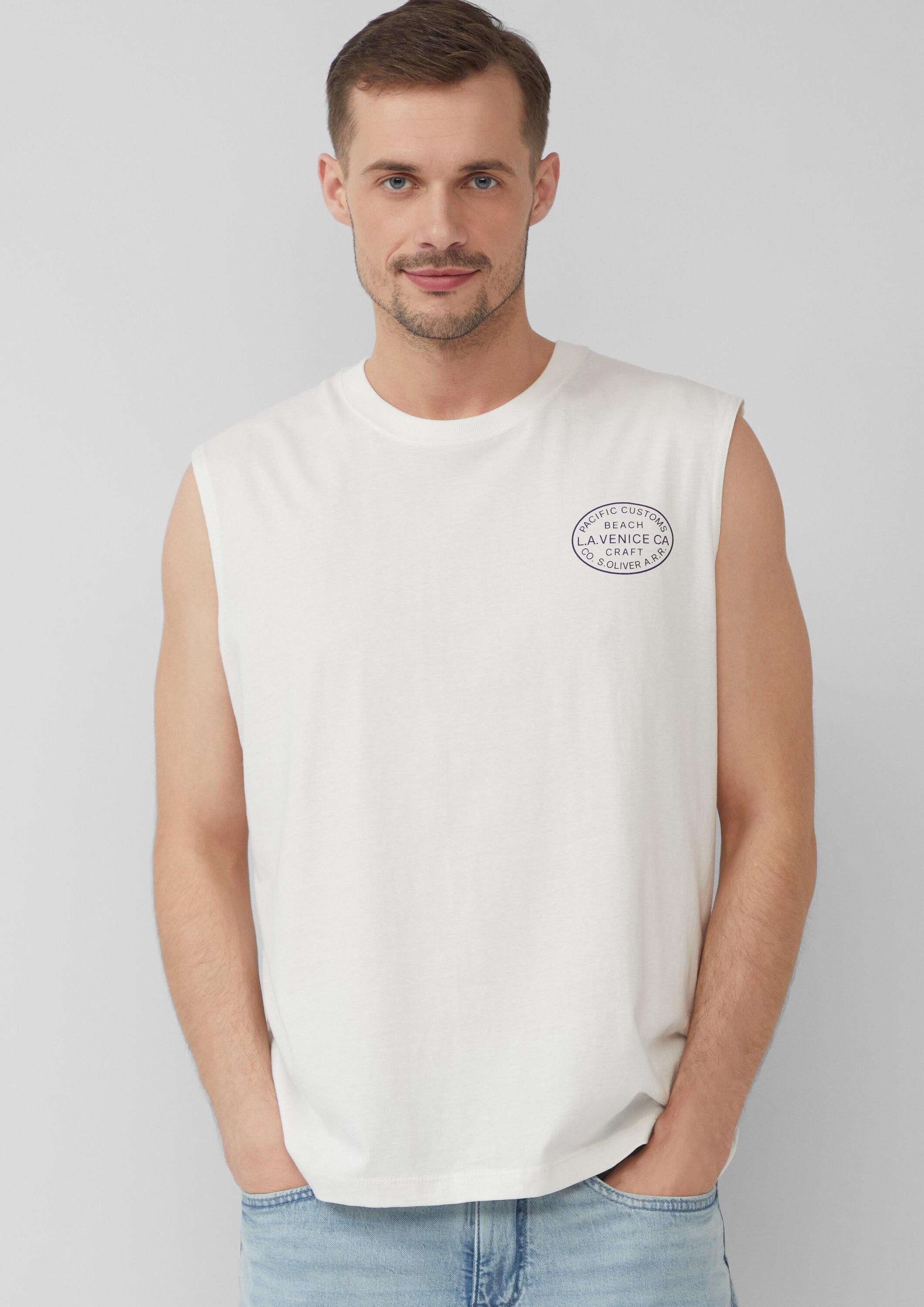 s.Oliver Muskelshirt T-Shirt Jersey-Tanktop im Relaxed günstig online kaufen
