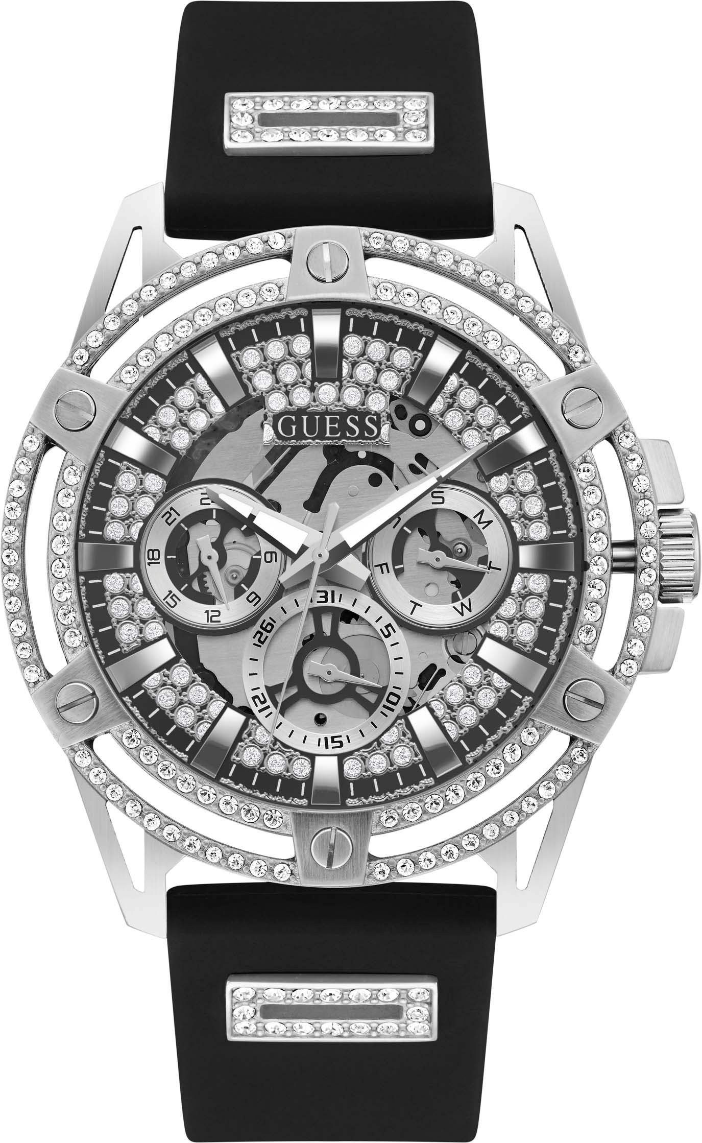 Guess Multifunktionsuhr KING GW0537G1, Armbanduhr, Quarzuhr, Herrenuhr günstig online kaufen