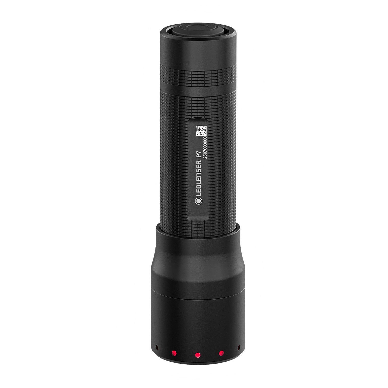 Ledlenser Taschenlampe P7, bis 650 Lumen, 400m Leuchtweite, IP54, 30 Std Laufzeit, Batterie
