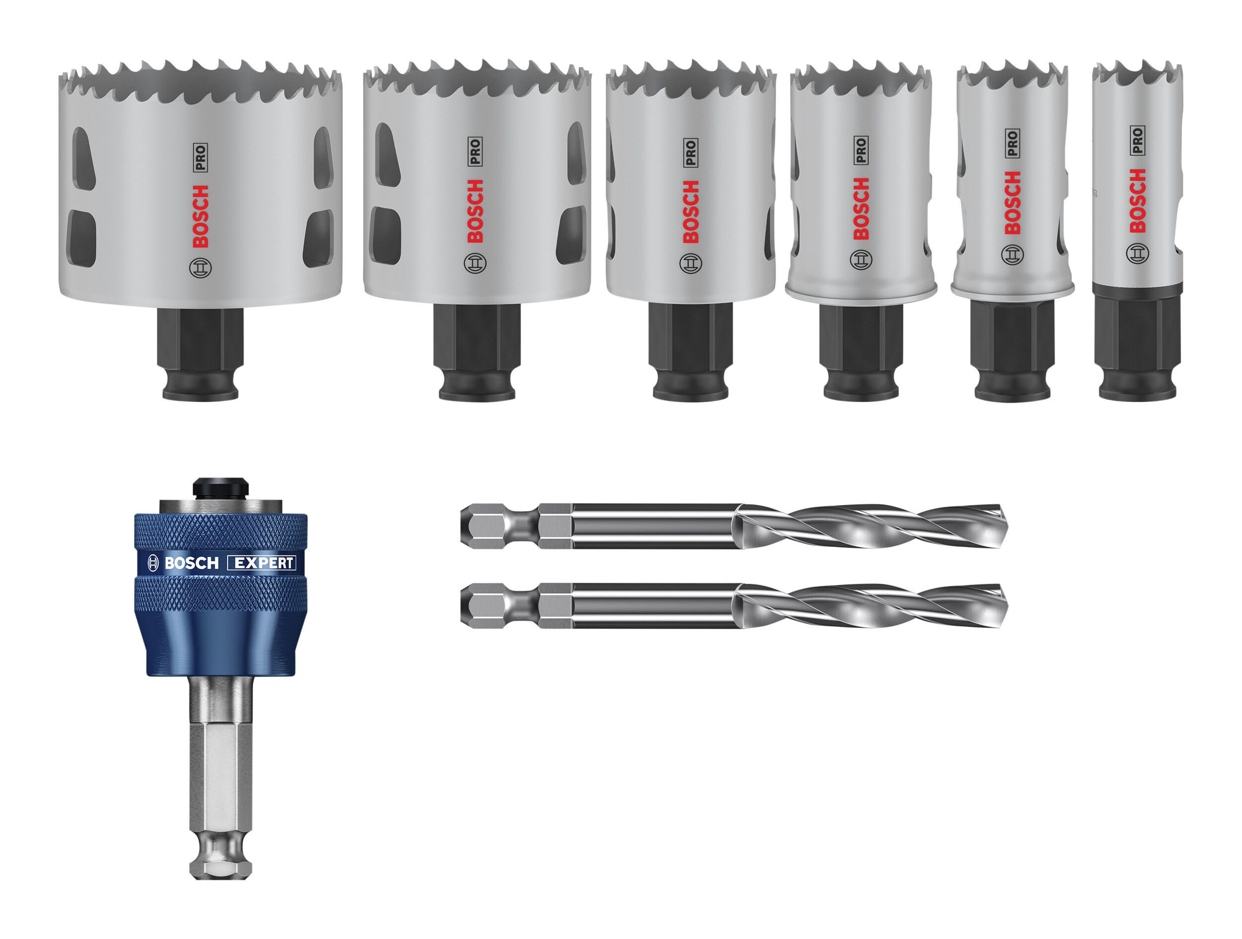 Thumbnail - BOSCH Lochsäge Pro Multi Material, 9 Teile, Power Change Plus Set, 20 - 64 mm, 9-teilig