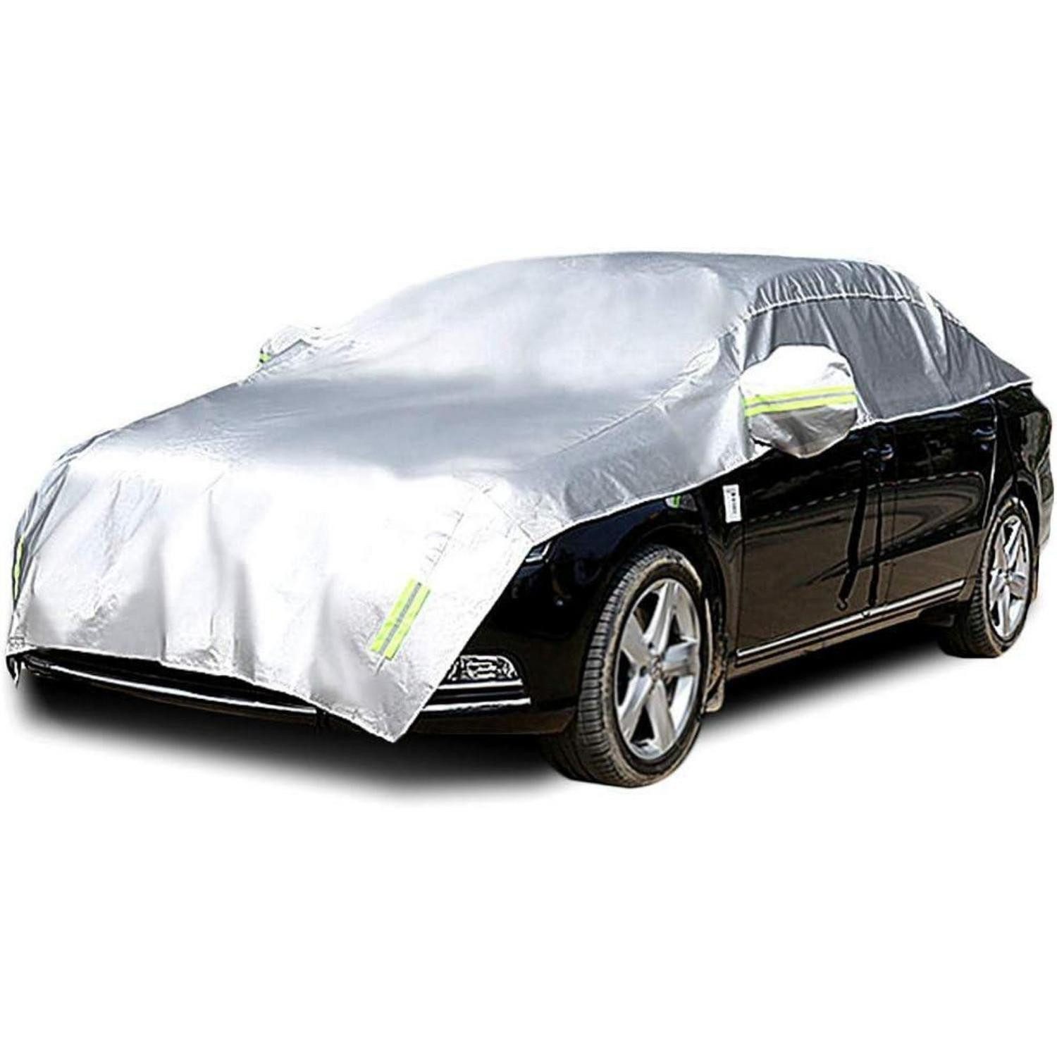 Autoplane Halbgarage Auto Abdeckplane wasserdicht 210D Oxford Limousine