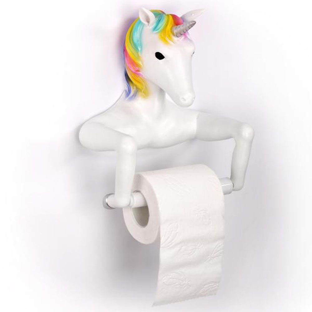 Caramel MEDIA Toilettenpapierhalter Toilettenpapierhalter Einhorn günstig online kaufen