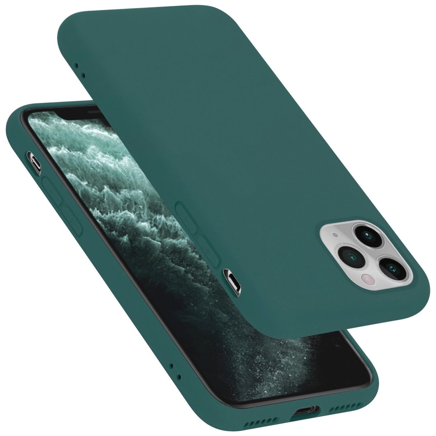Cadorabo Handyhülle für iPhone 11 PRO Hülle Apple iPhone 11 PRO, Flexible Hülle TPU Silikon Schutzhülle Back Cover Case