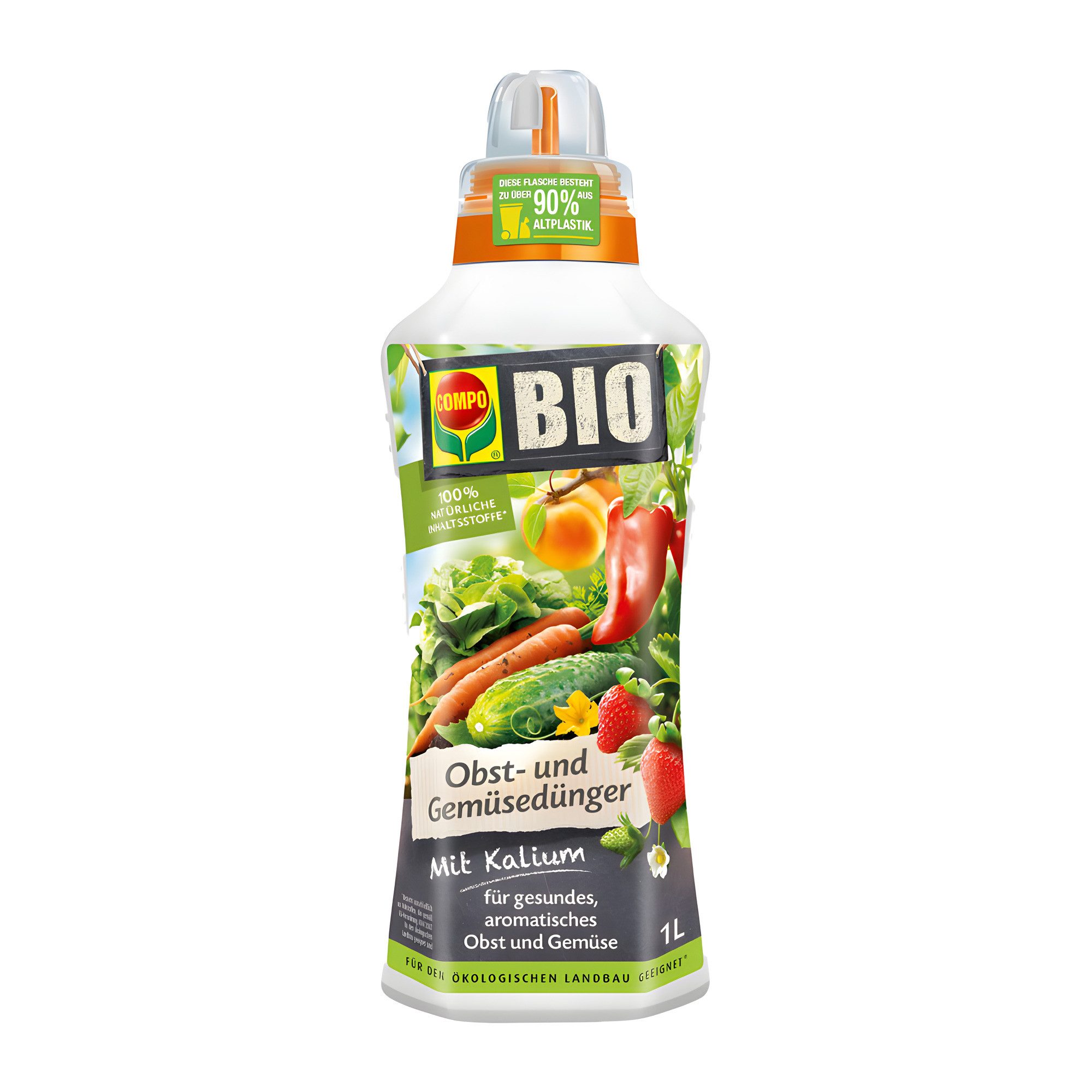 Compo Spezialdünger Compo Bio Obst- und Gemüsedünger, 1 Liter