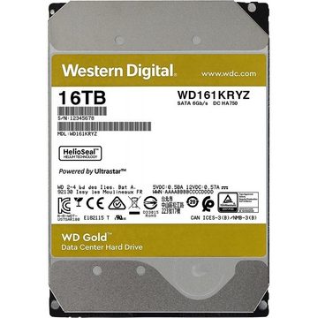 Western Digital WD Gold HA750 HDD-Festplatte (16TB) 3,5"