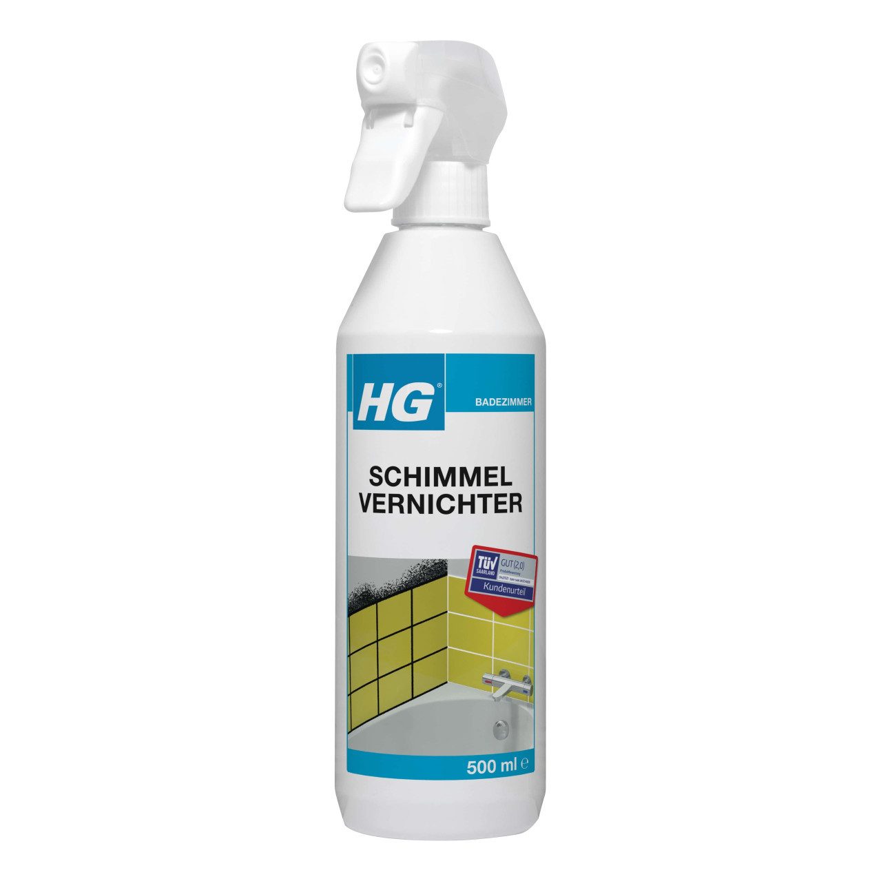 HG International B.V. HG Schimmel Vernichter 500 ml Засіб для видалення цвілі