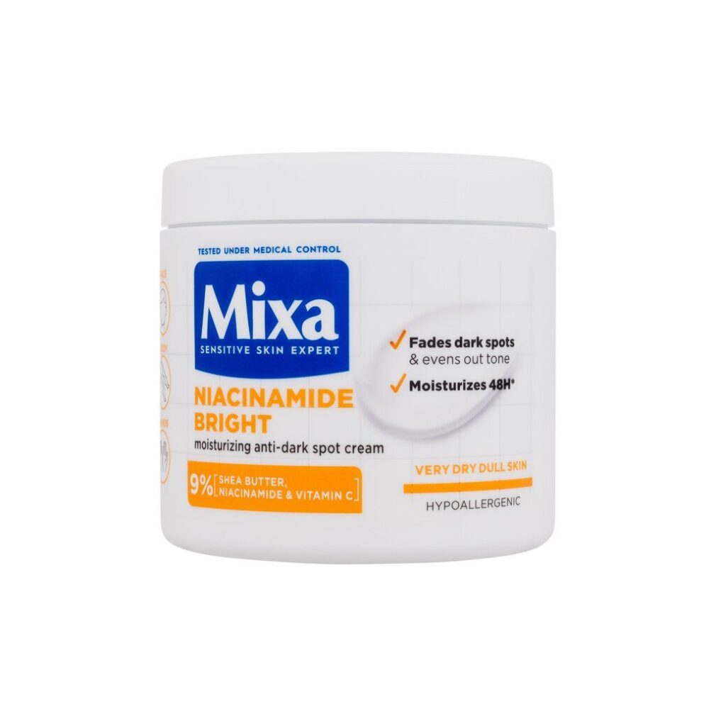 Mixa Körperpflegemittel Feuchtigkeitscreme gegen dunkle Flecken Niacinamide Bright