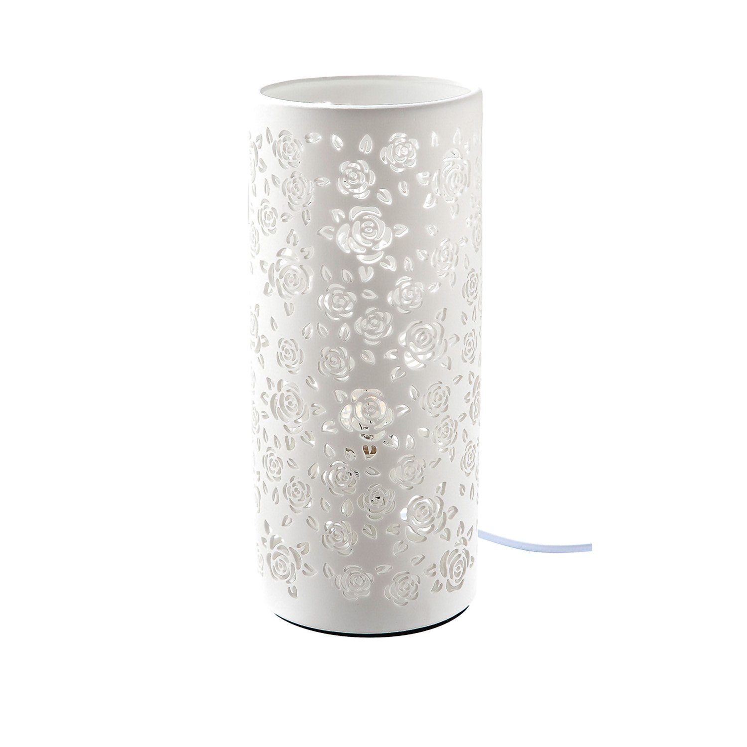 GILDE Tischleuchte GILDE Lampe Rose - günstig online kaufen