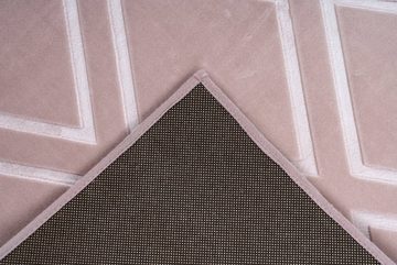 Teppich Ledion, Leonique, rechteckig, Höhe: 7 mm, besonders weich durch Mikrofaser, Kurzflor, 3D-Effekt