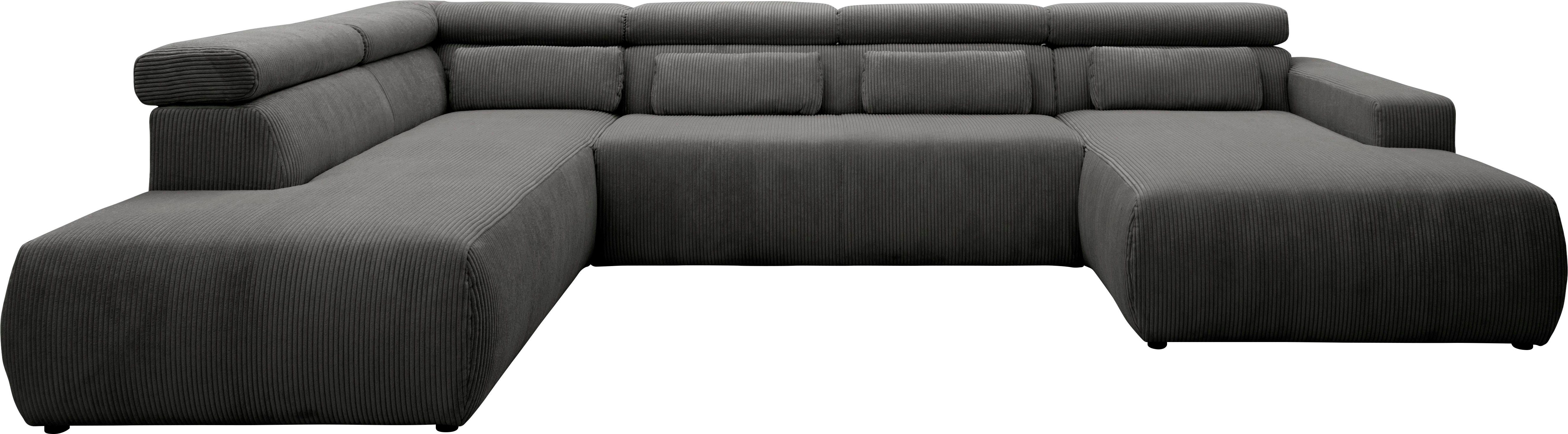 DOMO collection Wohnlandschaft Brandon viele Bezugsarten, incl. Nierenkisse günstig online kaufen