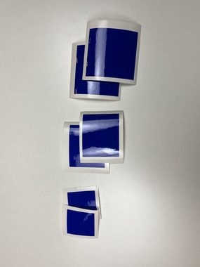 SpiceLED Lampenschirm Farbfilter für Acrylgläser, Blau, Blutorange, Gelb, Grün, Violett, Zubehör ShineLED-6, Farbfilterfolie für Acrylgläser, blau