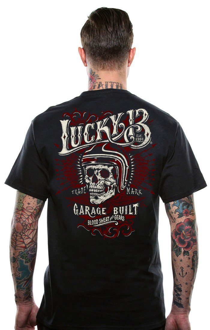 Lucky 13 black T-Shirt