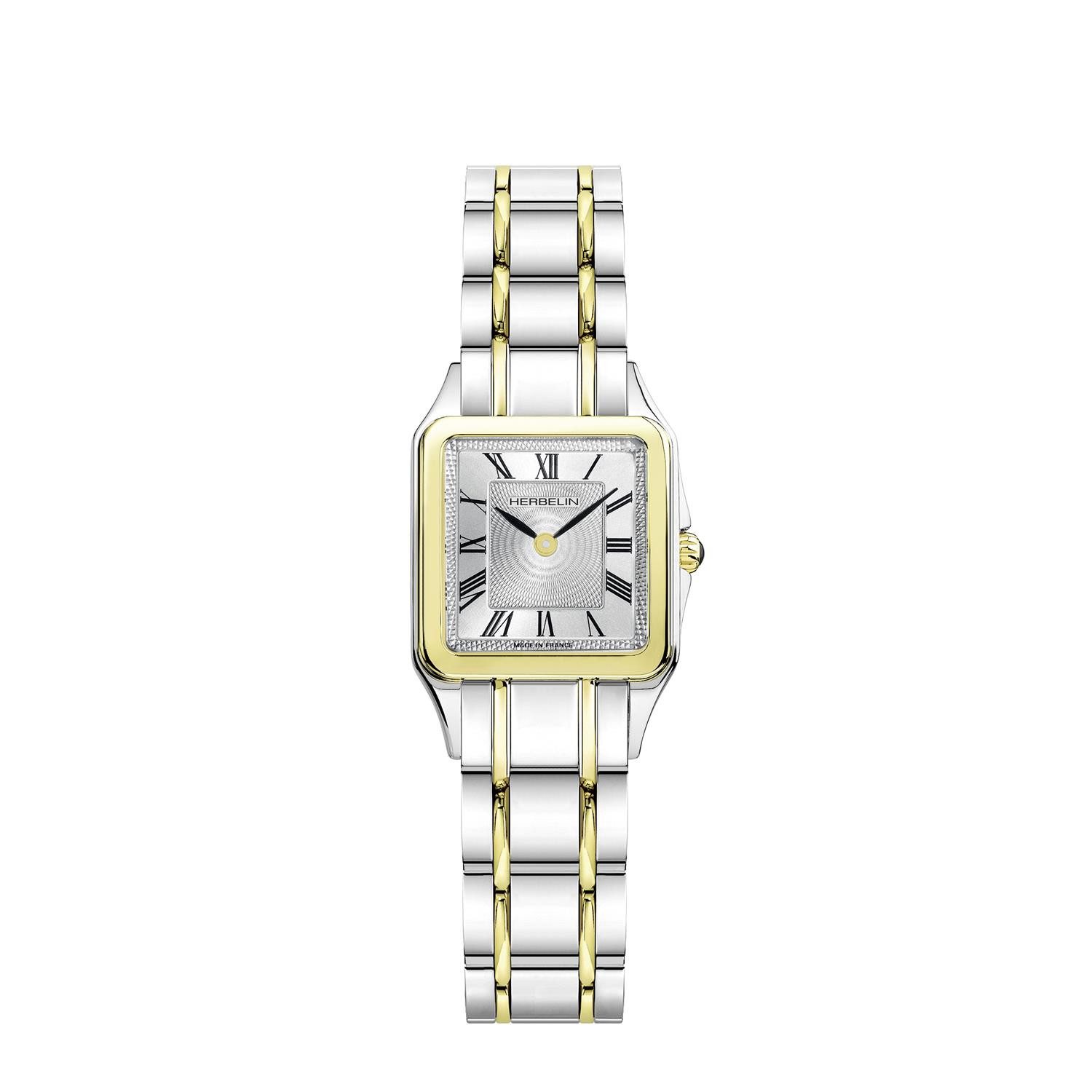 Michel Herbelin Schweizer Uhr Michel Herbelin Damenarmbanduhr Luna Edelstahl 17457BT01 Quarz, (1-tlg)