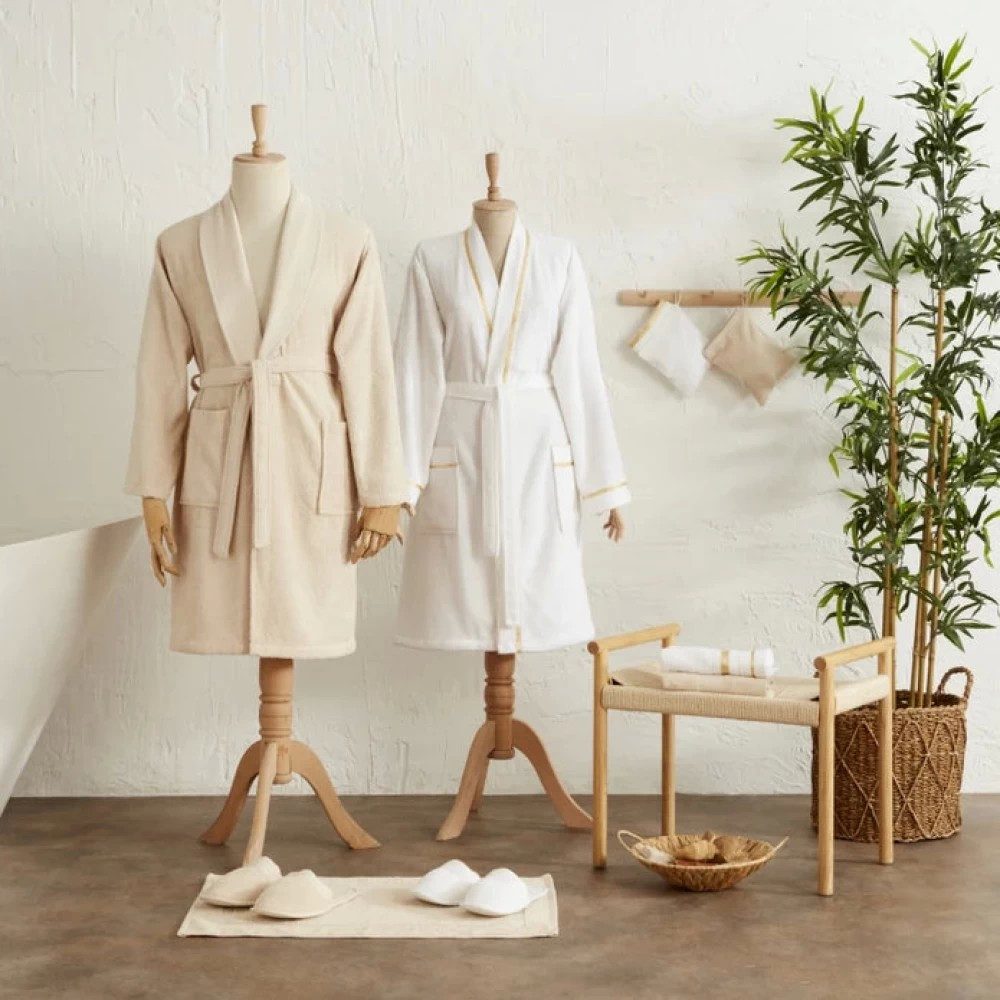 Karaca Bademantel Glory Lurex 9-teiliges Familien günstig online kaufen