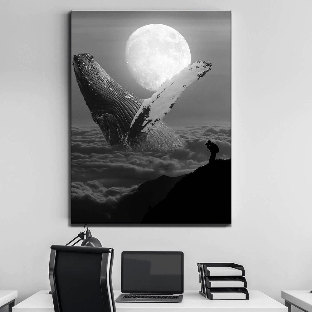 schwarzer DOTCOMCANVAS® DOTCOM CANVAS Moderne Wandbilder von Rahmen Leinwandbild,
