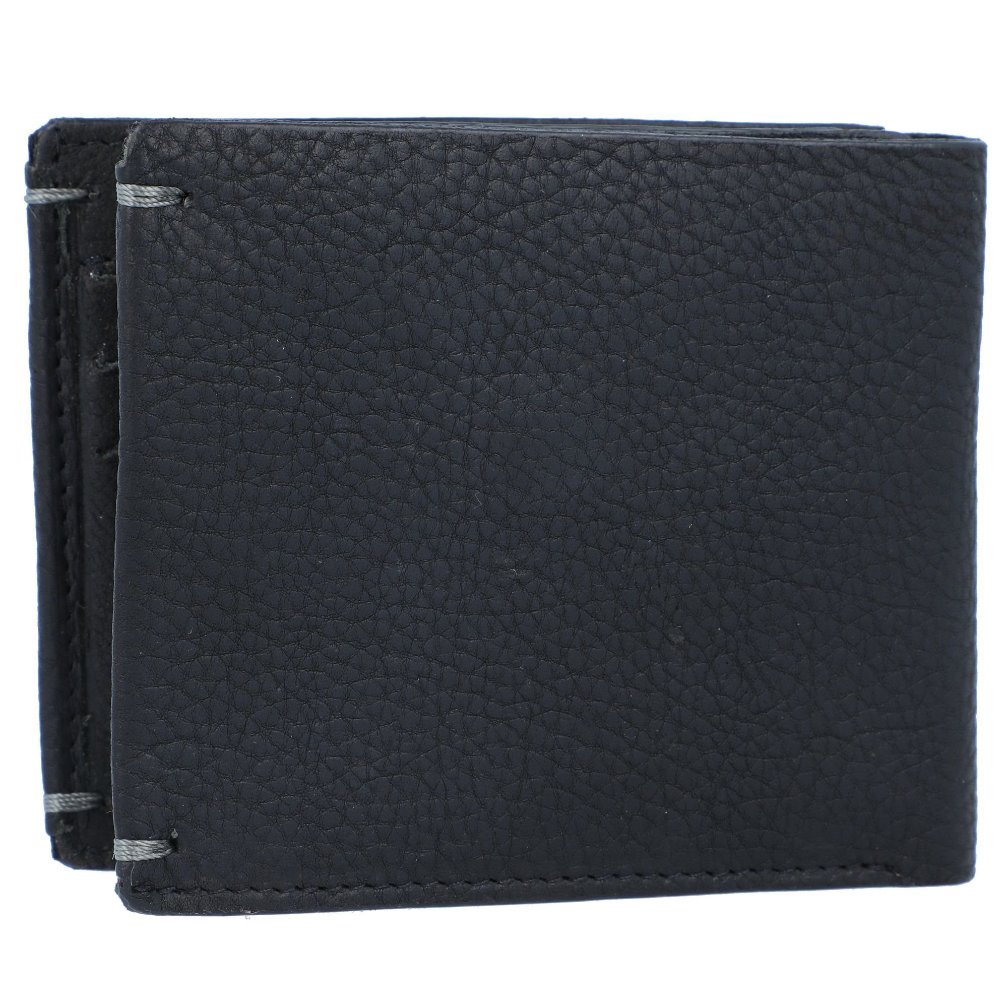 Burkely Geldbörse Antique Avery, black Leder