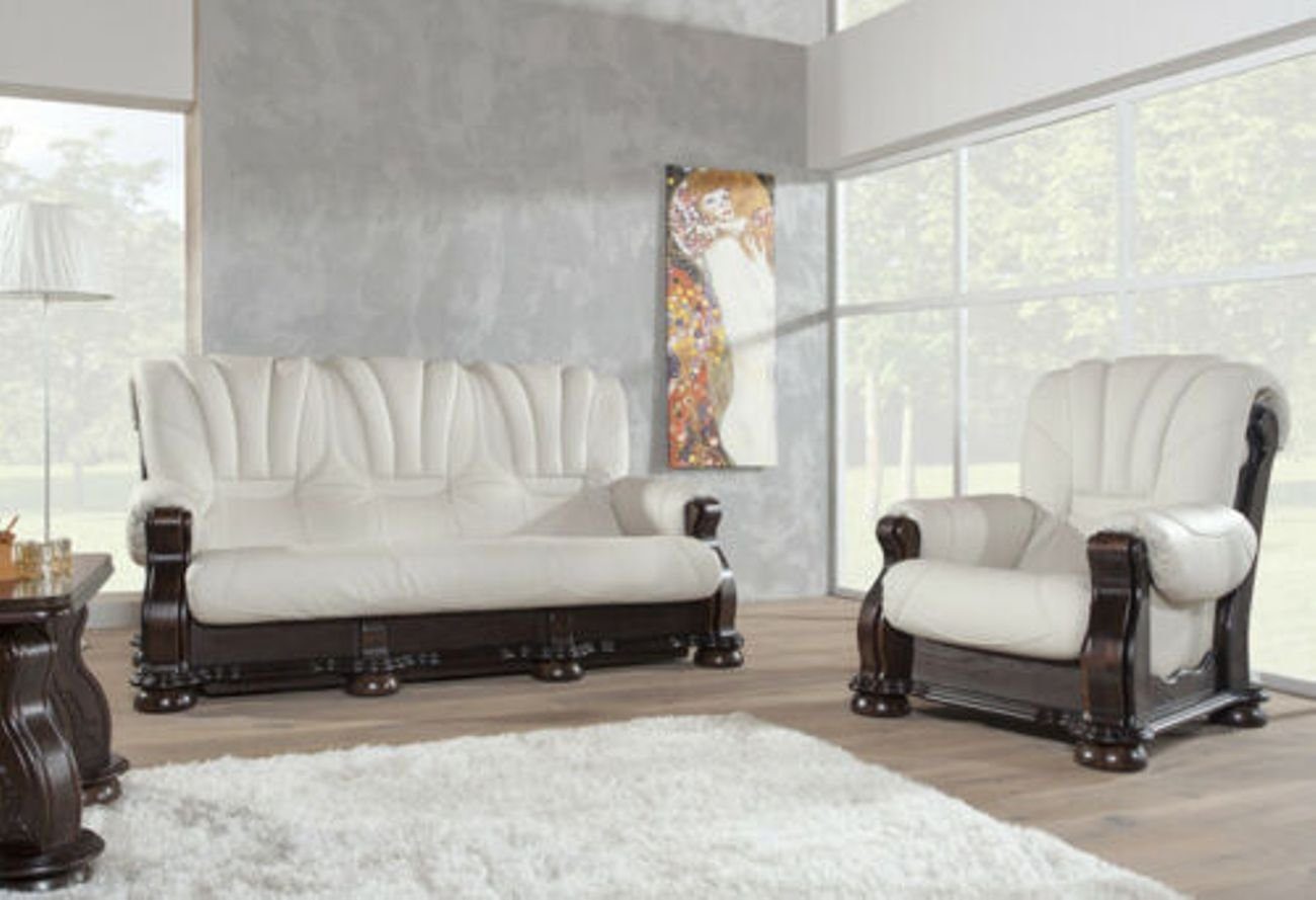 JVmoebel Sofa, Klassik Sofagarnitur 3+1 Sitzer Klassischer Sofas Couchen Polster