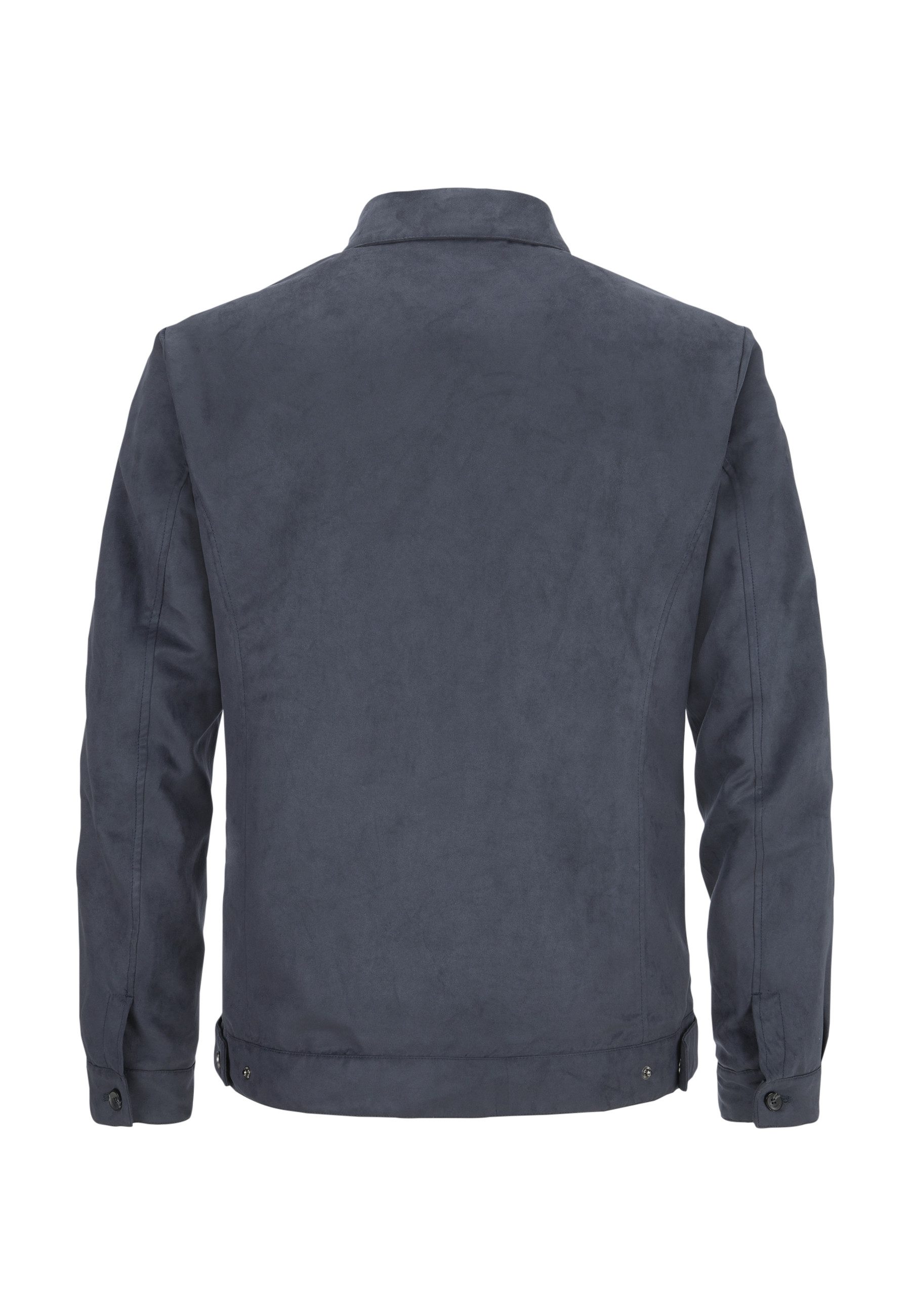 Milestone Hemdjacke MSDixon Herren Overshirt Übergangsjacke klassisch mit Logo Badge