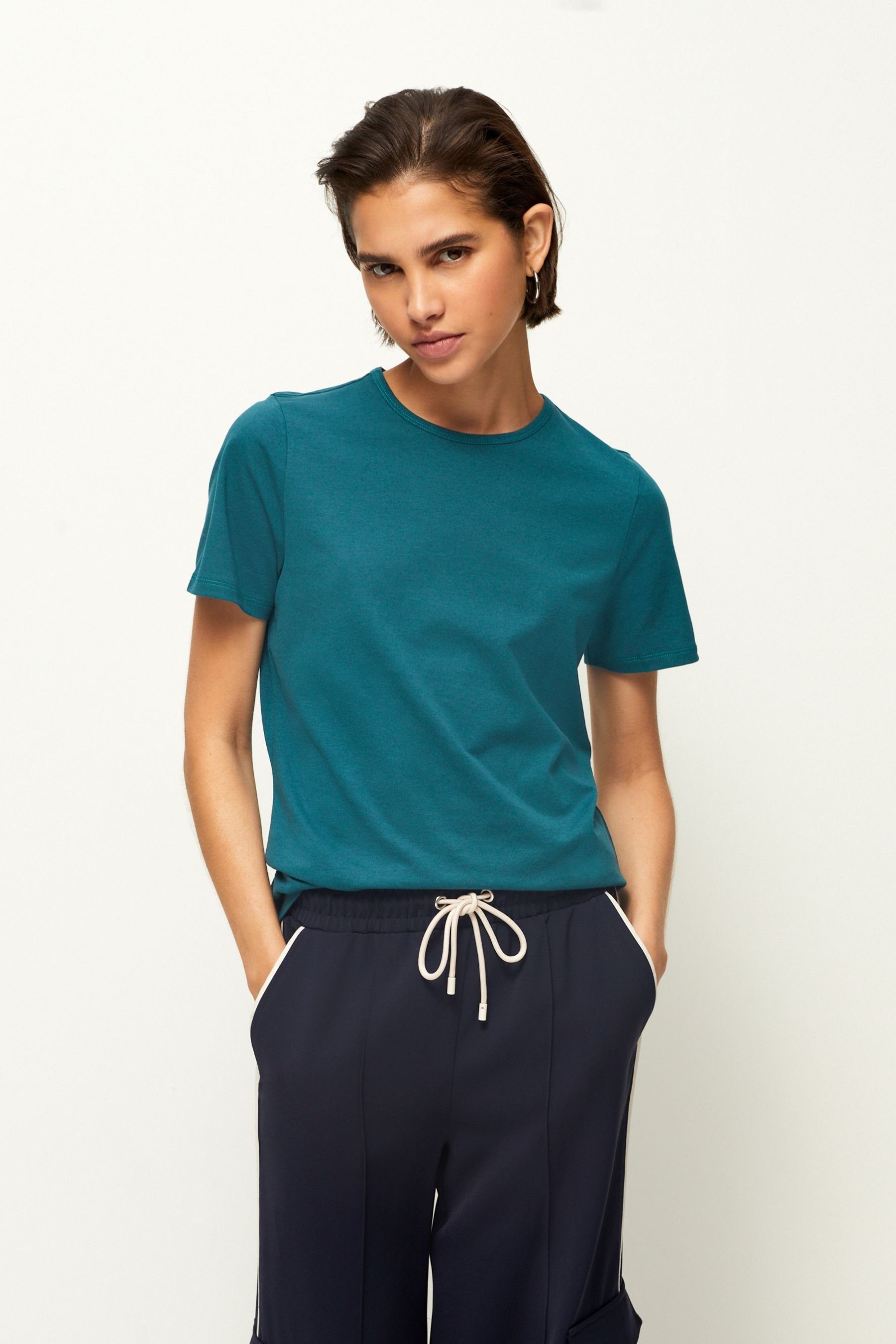 Next T-Shirt Everyday Kurzarm-T-Shirt mit Rundhalsausschnitt (1-tlg)
