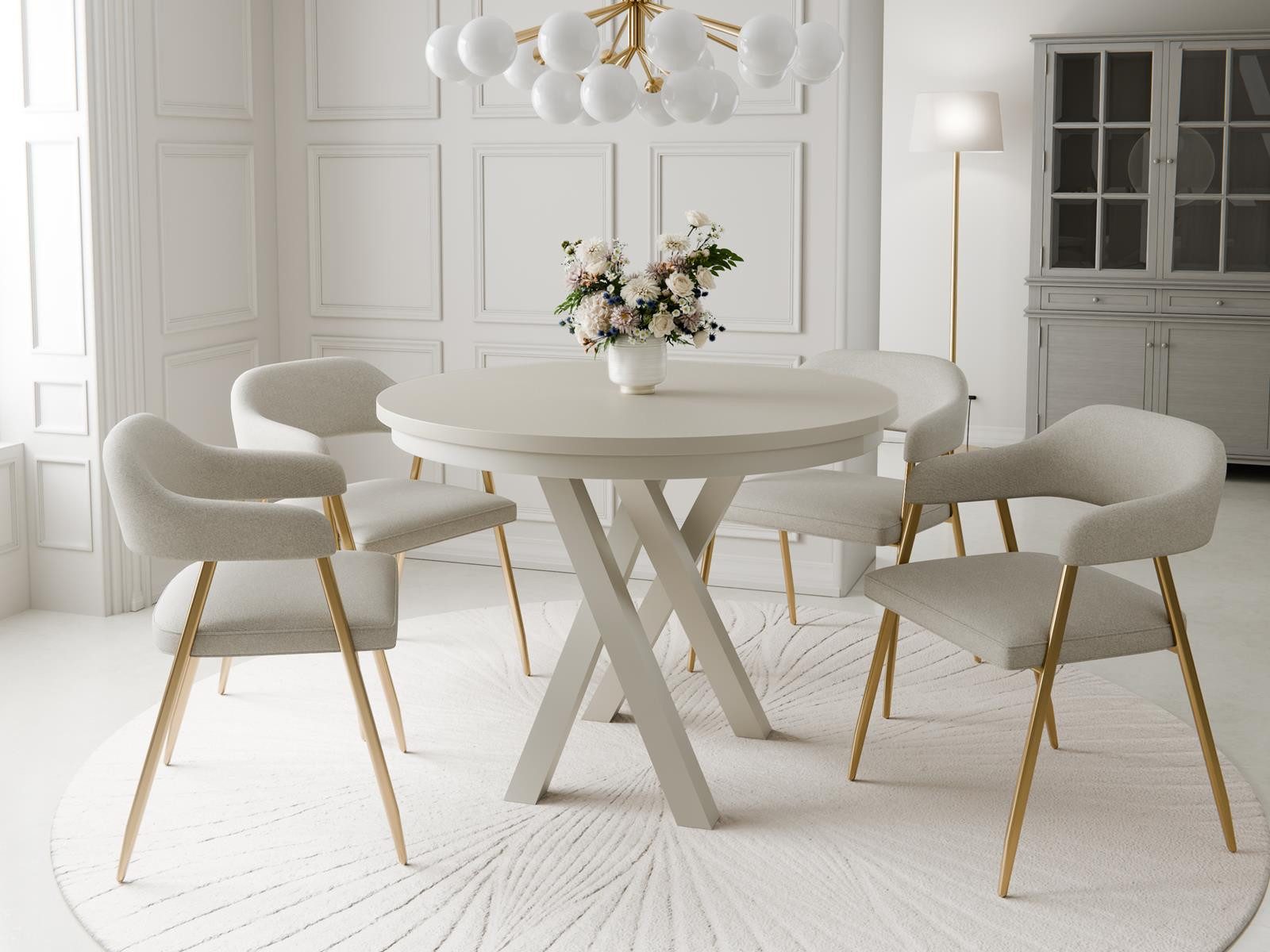 Compleo Esstisch Esszimmer, Modern, Japandi, Industrial - Küchentisch - Run günstig online kaufen