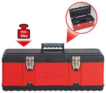 KS Tools Werkzeugbox, Kunststoff-Stahlblech-Werkzeugkiste, 582 x 298 x 255 mm