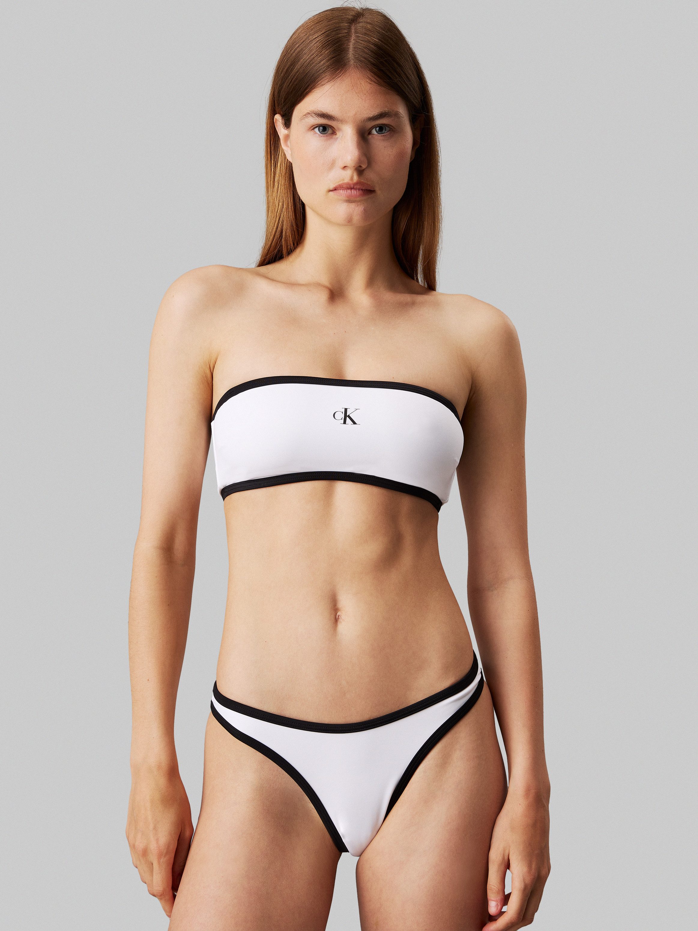 Calvin Klein Swimwear Bandeau-Bikini-Top BANDEAU-RP, mit abnehmbaren Trägern