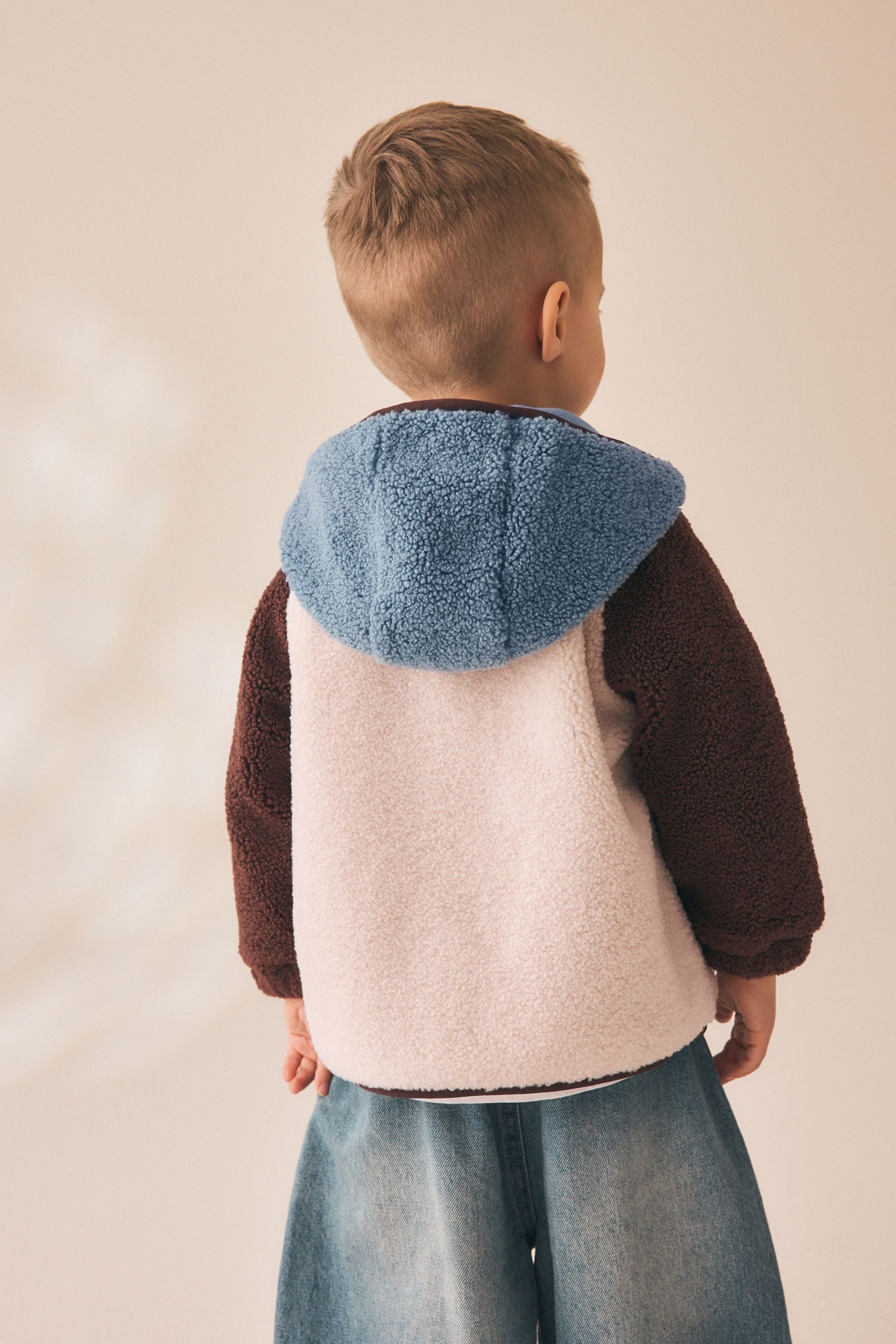 Next Kapuzenfleecejacke Fleecejacke mit Kapuze (1-St) – Bild 2 von 5