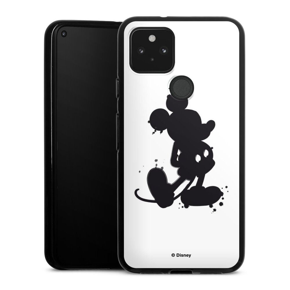 DeinDesign Handyhülle Mickey Mouse Offizielles Lizenzprodukt Disney Mickey Mouse - Splash, Google Pixel 5 Silikon Hülle Bumper Case Handy Schutzhülle