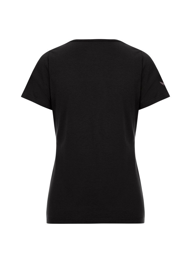 Trigema T-Shirt TRIGEMA Damen T Shirt aus Biobaumwolle (1-tlg)