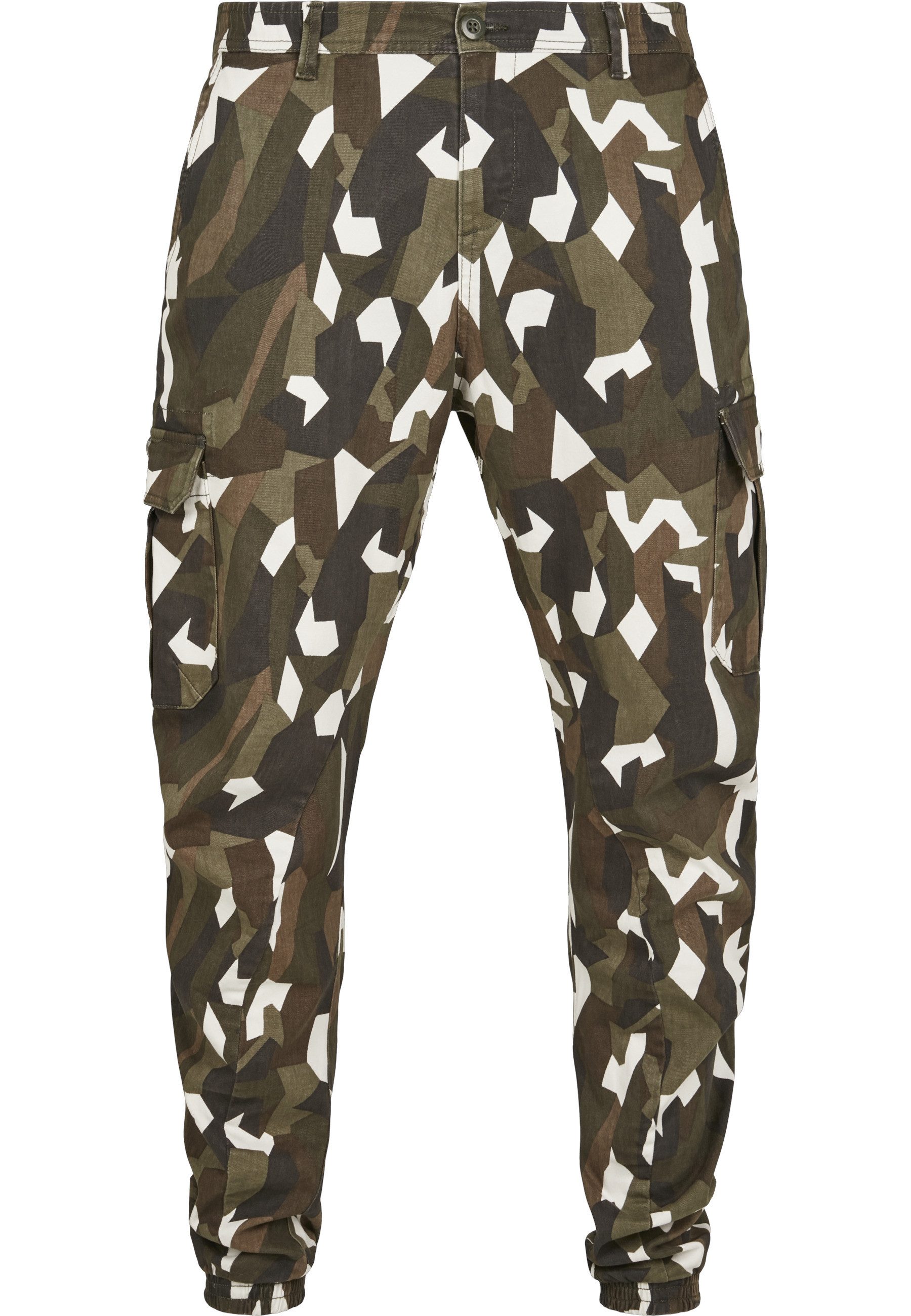 Cargohose Urban Classics Herren Geometric Camo Stretch Twill Cargo Pants