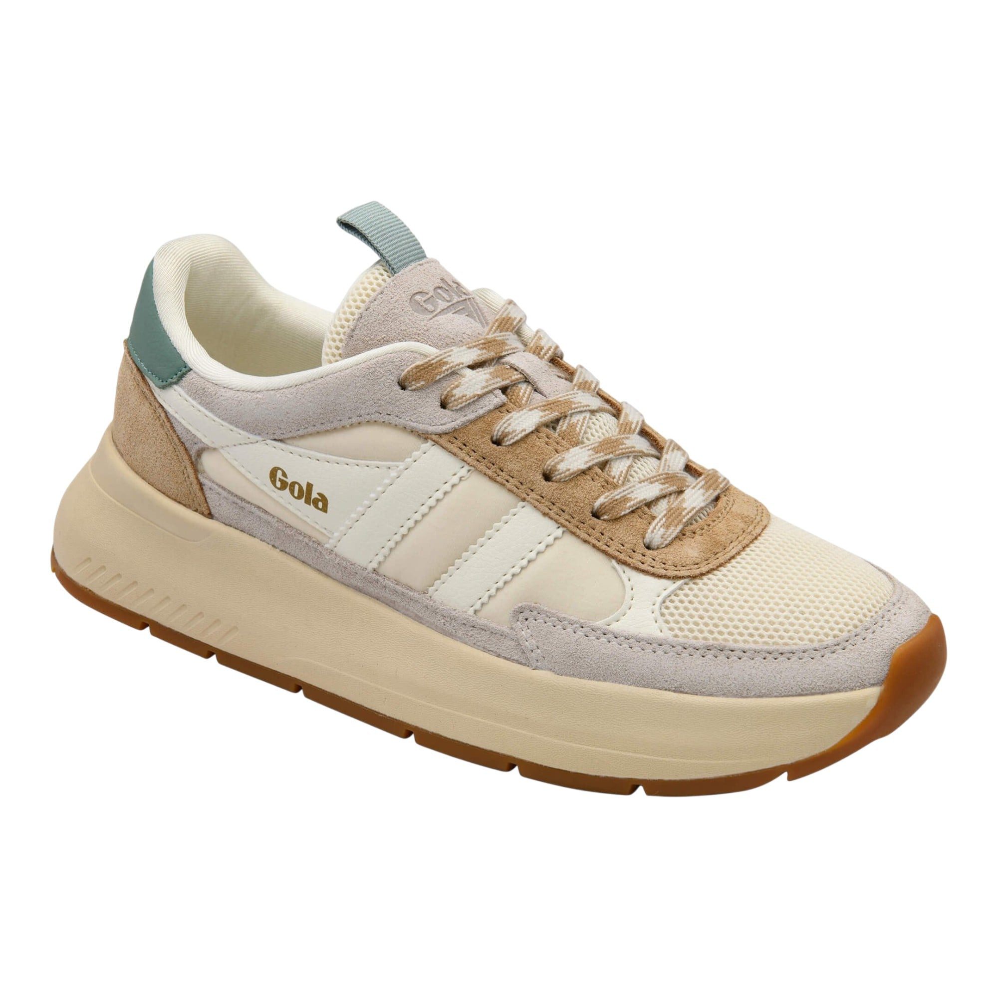 Gola Phoenix off white/carmel/mint Damen Sneaker