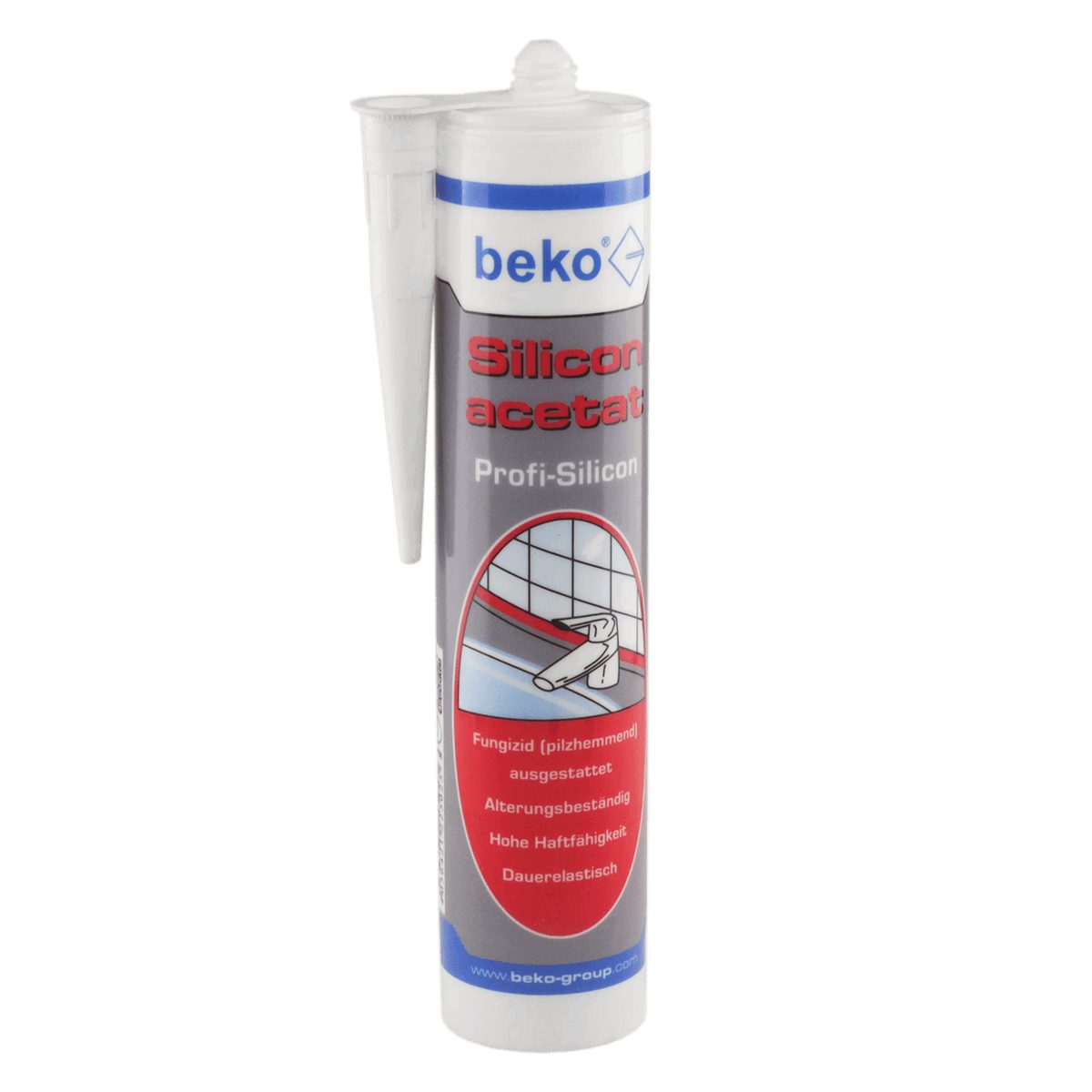Pictolor Klebstoff beko Silicon acetat Sanitär-Silikon Transparent