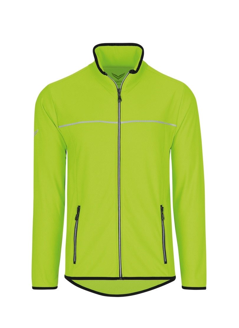 Praktische Microfaser Trainingsjacke Sportjacke lemon TRIGEMA Trigema aus