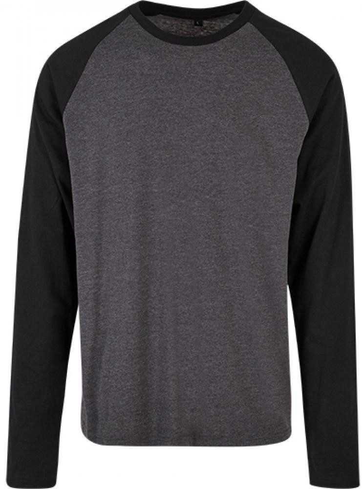 Langarmshirt Herren Contrast Raglan Longsleeve Langarmshirt