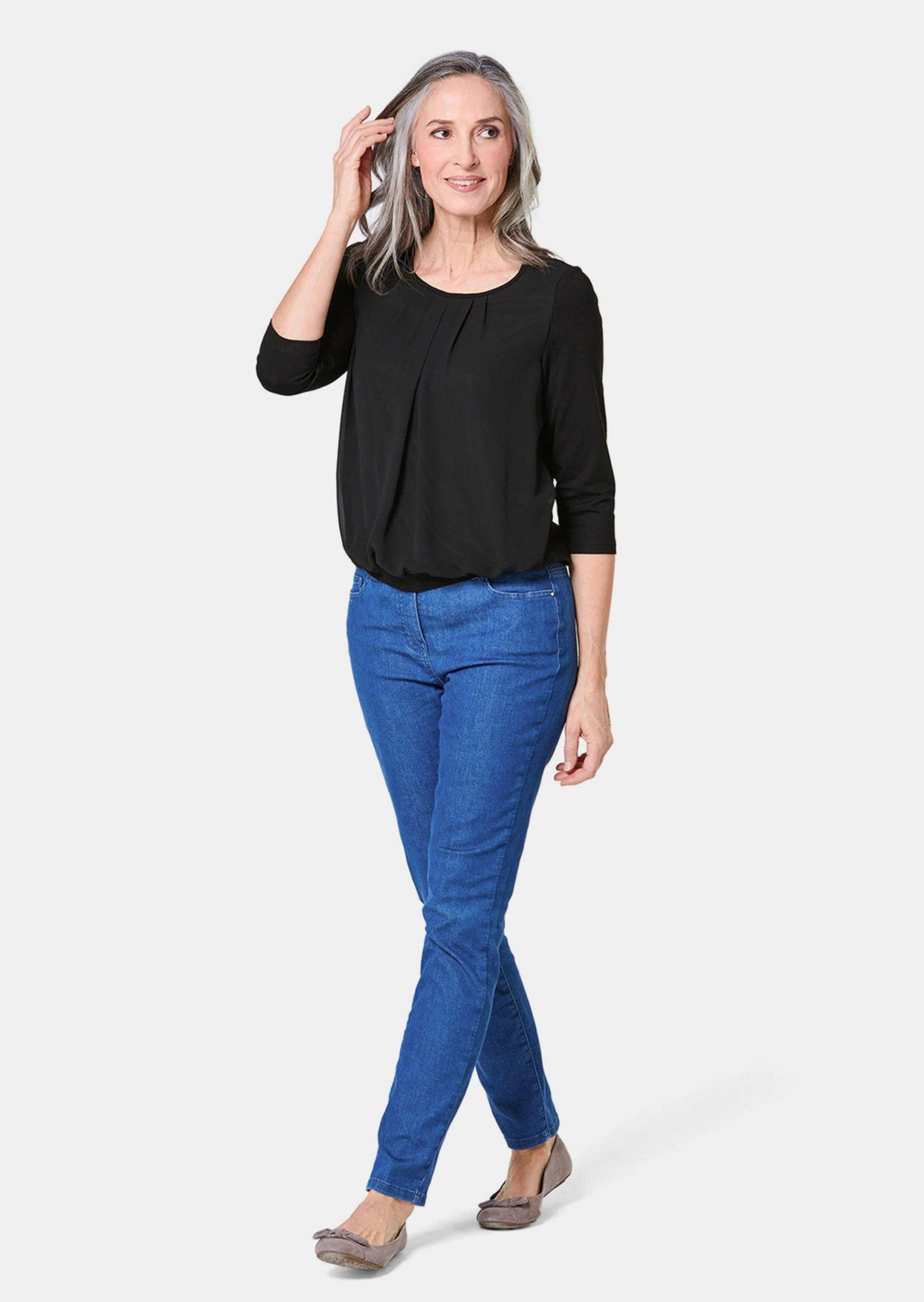 GOLDNER Shirtbluse Gepflegtes Shirt in eleganter günstig online kaufen