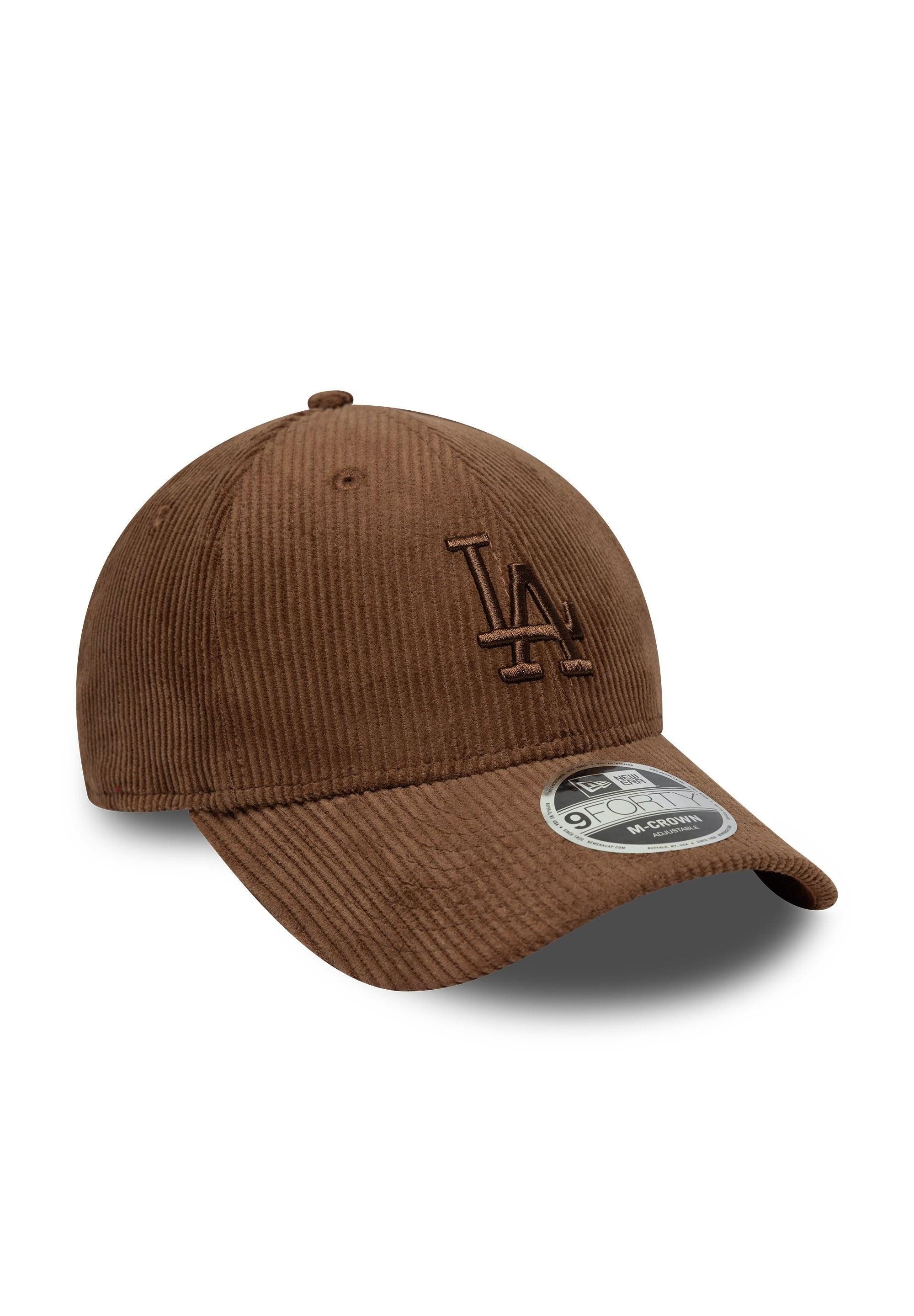 New Era Baseball Cap Los Angeles Dodgers New Era MLB Cord 9Forty M-Crown Cap Braun (1-St)