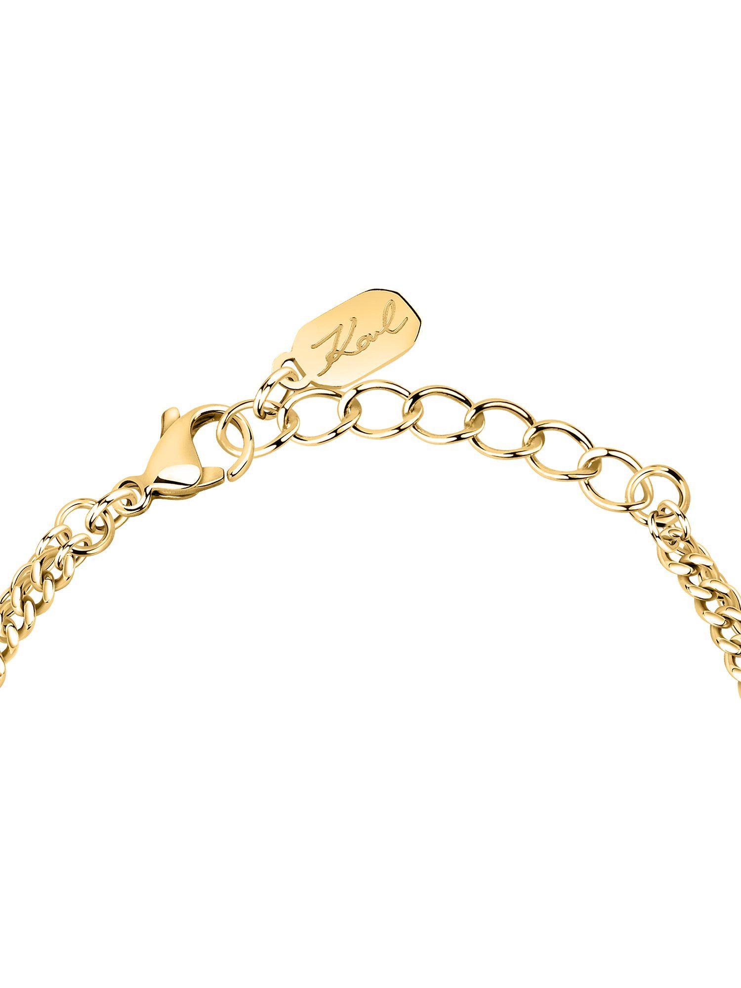 KARL LAGERFELD Armband Karl Lagerfeld Damen-Armband Edelstahl Kristall, Crystals