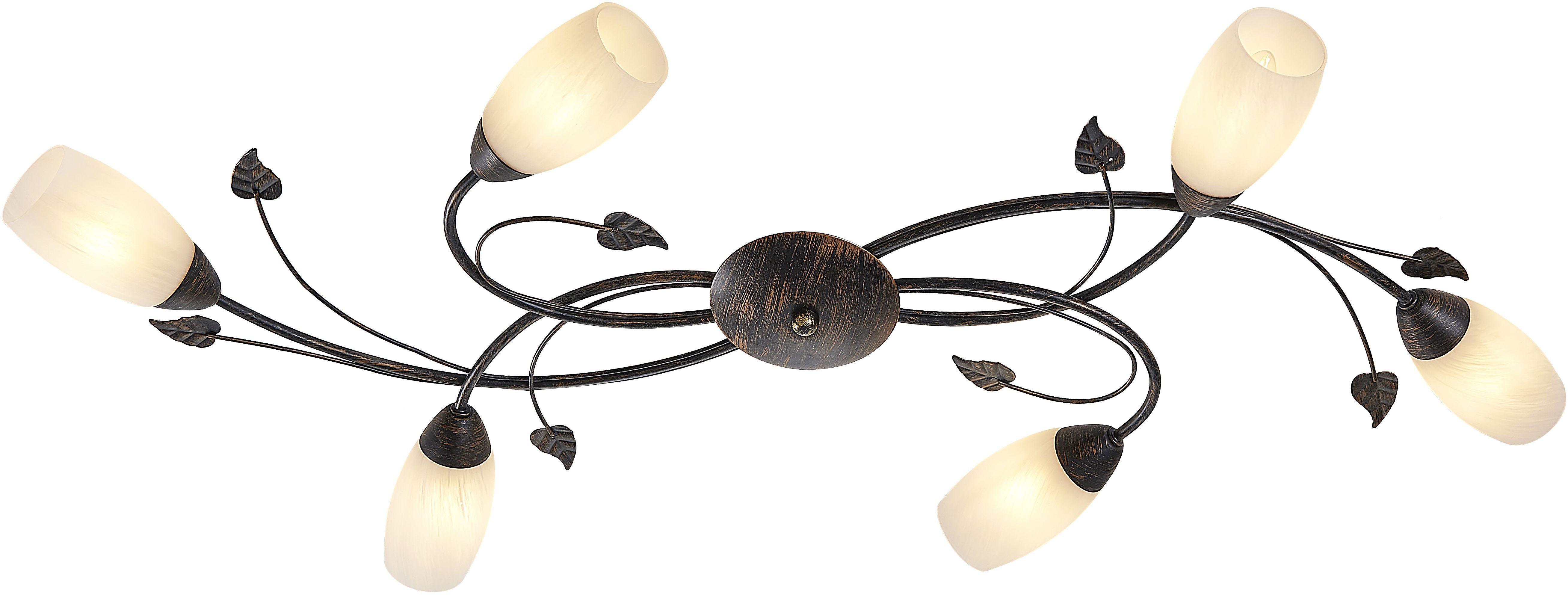 NOWA Deckenleuchte VENEZIA, ohne Leuchtmittel, Deckenlampe Wohnzimmer-Leuch günstig online kaufen