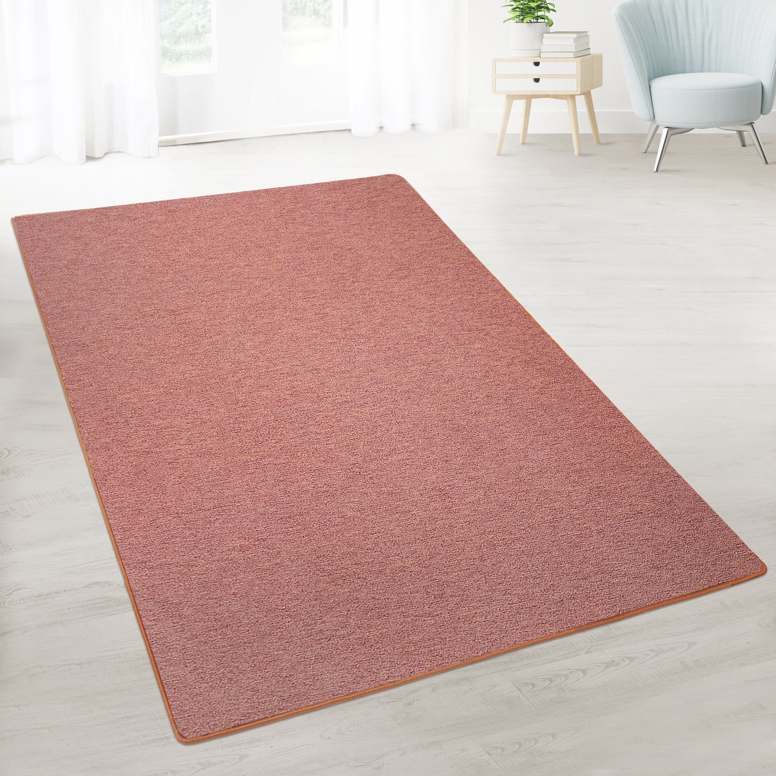 casa pura Teppich London, Erhältlich in vielen Farben & Größen, Teppichläufer, Läufer, rechteckig, Höhe: 4 mm – Bild 5 von 5
