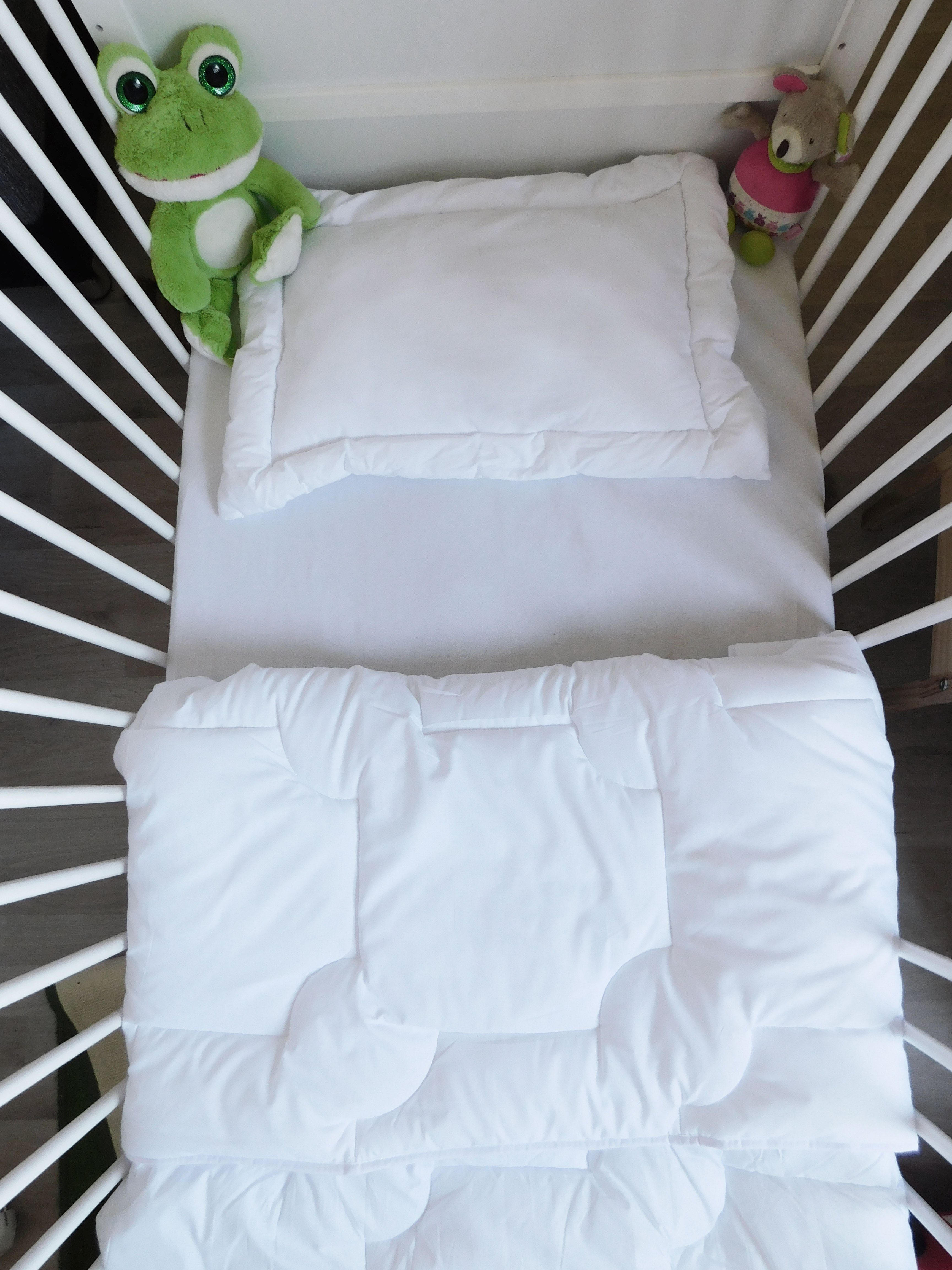 ZOLLNER Kinderbettdecke + Kopfkissen, Füllung: 100% Polyester, 100% Polyester, temperaturausgleichend, Allergiker geeignet