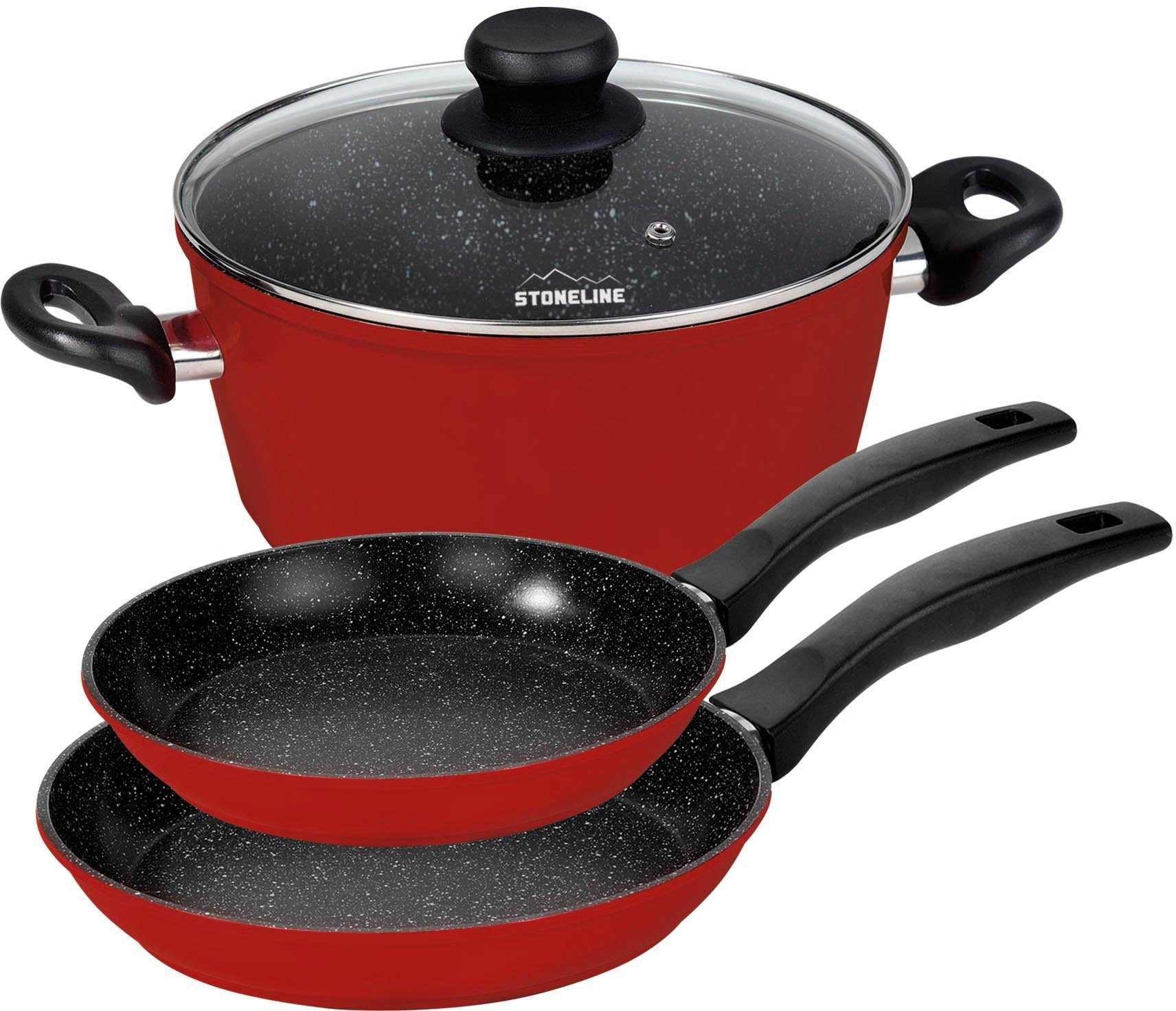 Image of STONELINE Topf-Set, Aluminiumguss, (4-tlg), Induktion