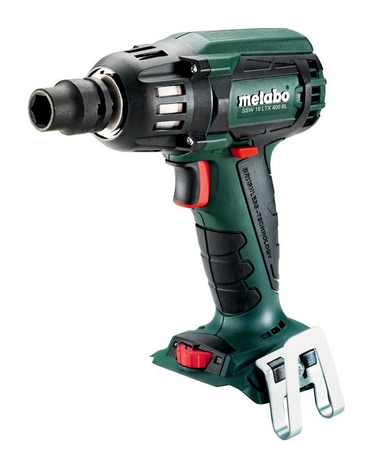 metabo Akku-Schlagschrauber SSW 18 LTX 400 BL, 2150 U/min, 400 Nm, Akku-Schlagschrauber Ohne Akku im Karton