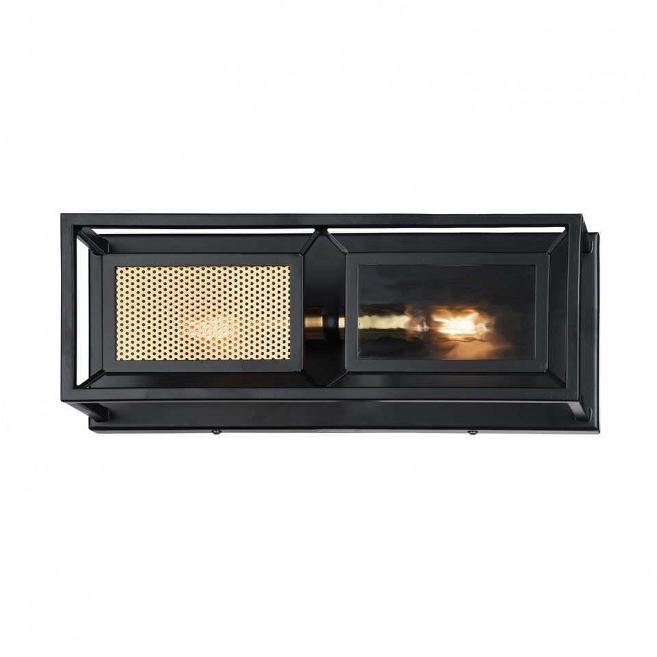 FAVOURITE Wandleuchte »Dual«, mit Metallgitter und Fenster