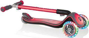 Globber Dreiradscooter ELITE DELUXE LIGHTS, mit Leuchtrollen