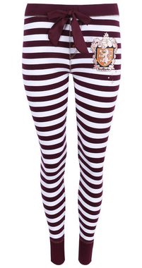 Sarcia.eu Schlafanzug Dunkelroter, gestreifter Pyjama Gryffindor HARRY POTTER M