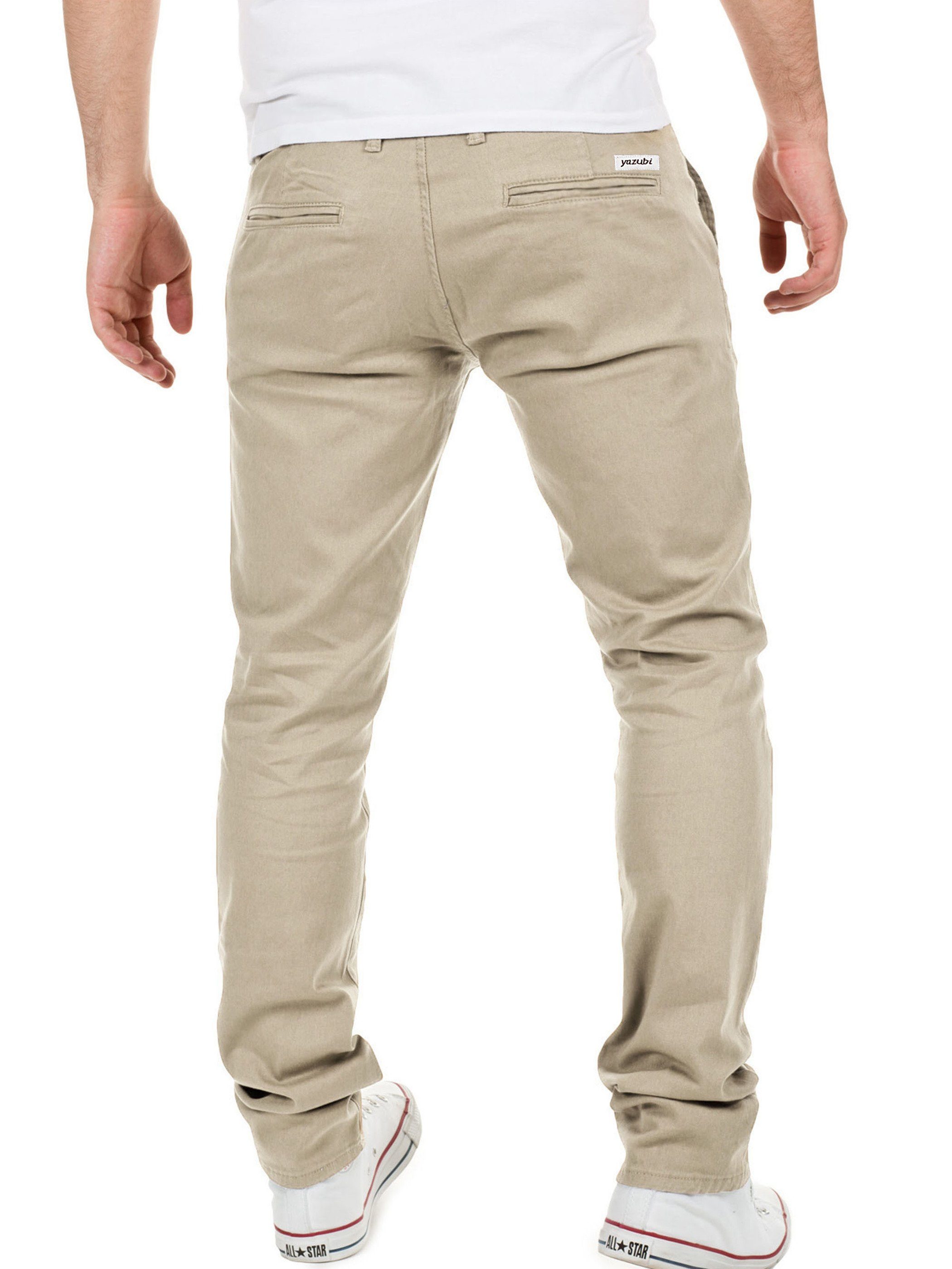 Yazubi Chinohose Herren Chino Dustin in vorgewaschener Optik