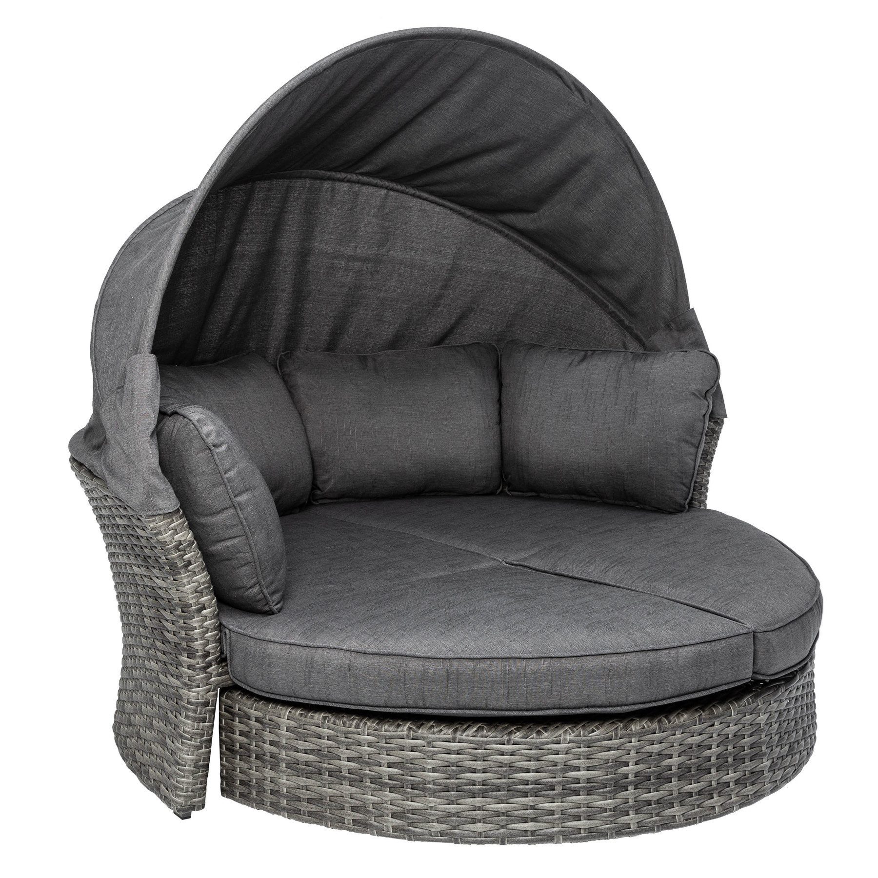 riess-ambiente Loungebett SEATTLE 195cm grau, Einzelartikel günstig online kaufen